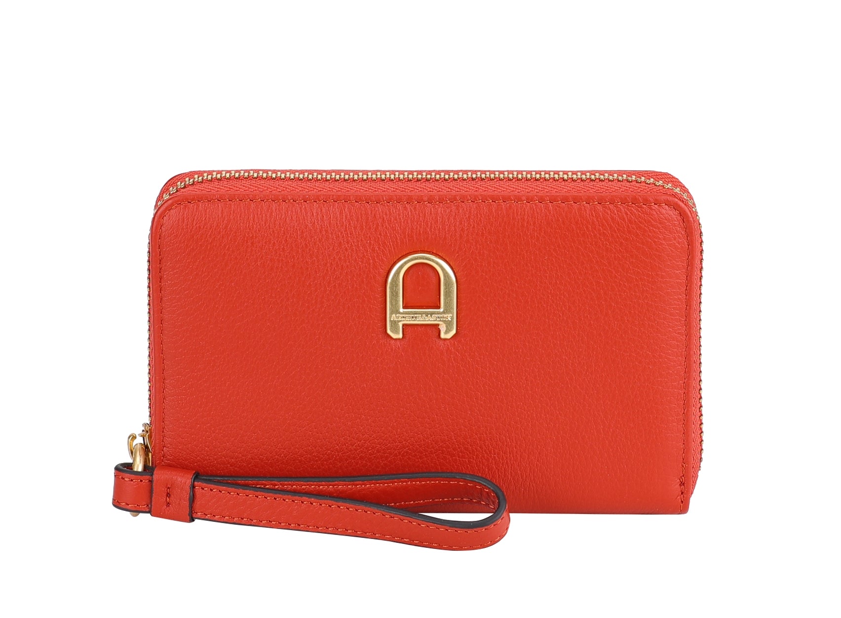 arthur-et-aston-camille-portefeuille-zipp-cuir-roux-compact image 1