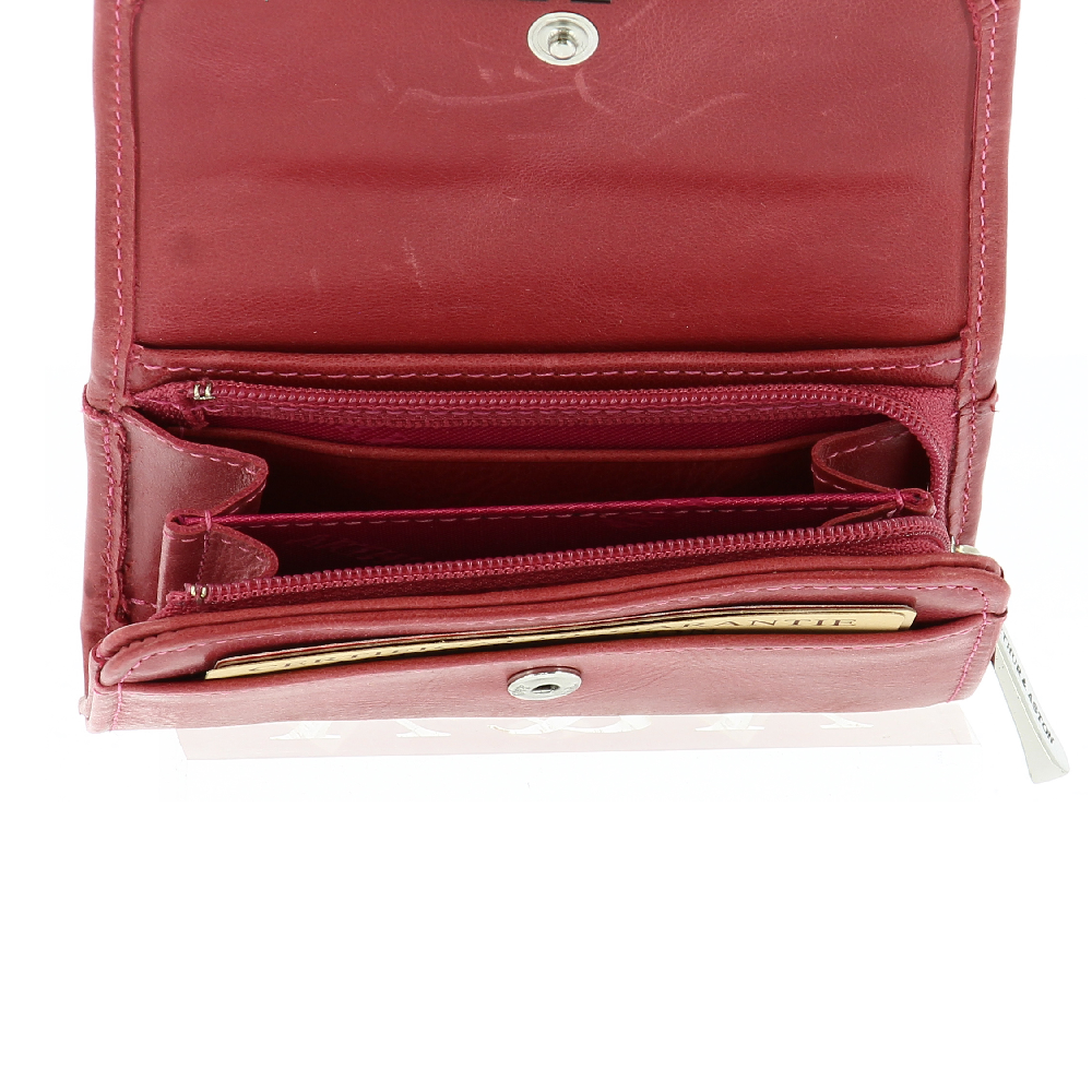 arthur-et-aston-rose-porte-monnaie-cuir-femme-noir-huil image 8