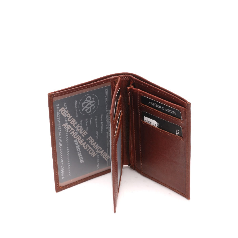 arthur-et-aston-pablo-portefeuille-cuir-plong-ch-taigne-fil-orange image 2