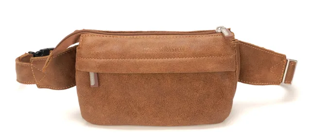 arthur-et-aston-cristiano-banane-cuir-destroy-cognac-homme image 1