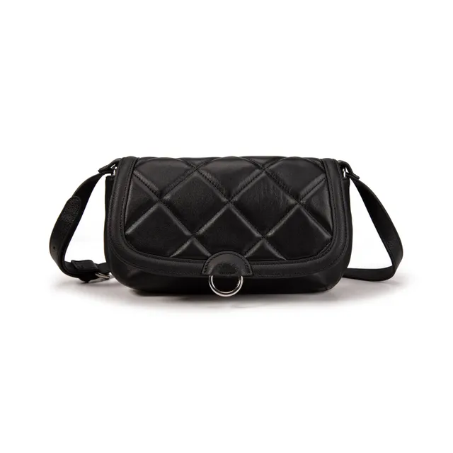 kate-lee-new-ully-matelass-sac-bandouli-re-noir-agneau image 1
