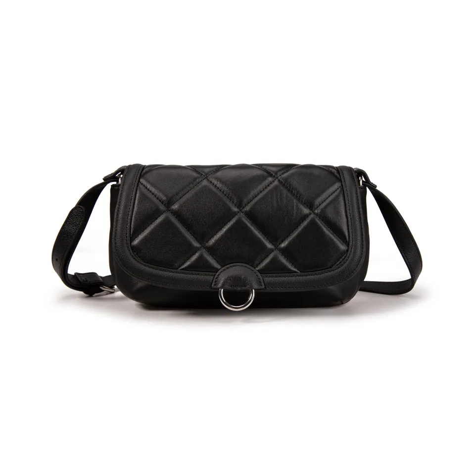 kate-lee-new-ully-matelass-sac-bandouli-re-noir-agneau image 1