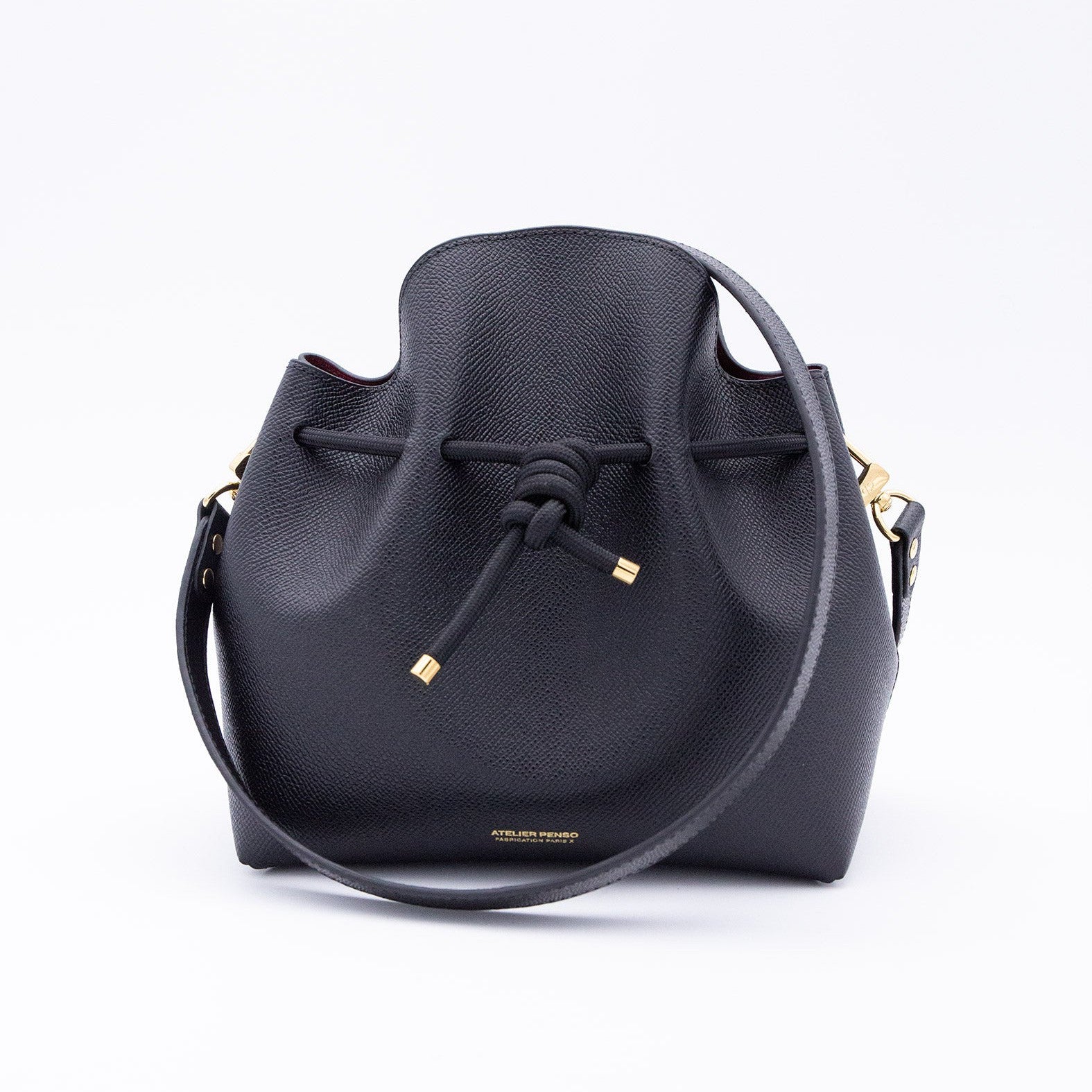 atelier-penso-bandouli-re-cuir-pour-bucket-accessoire-sac image 2