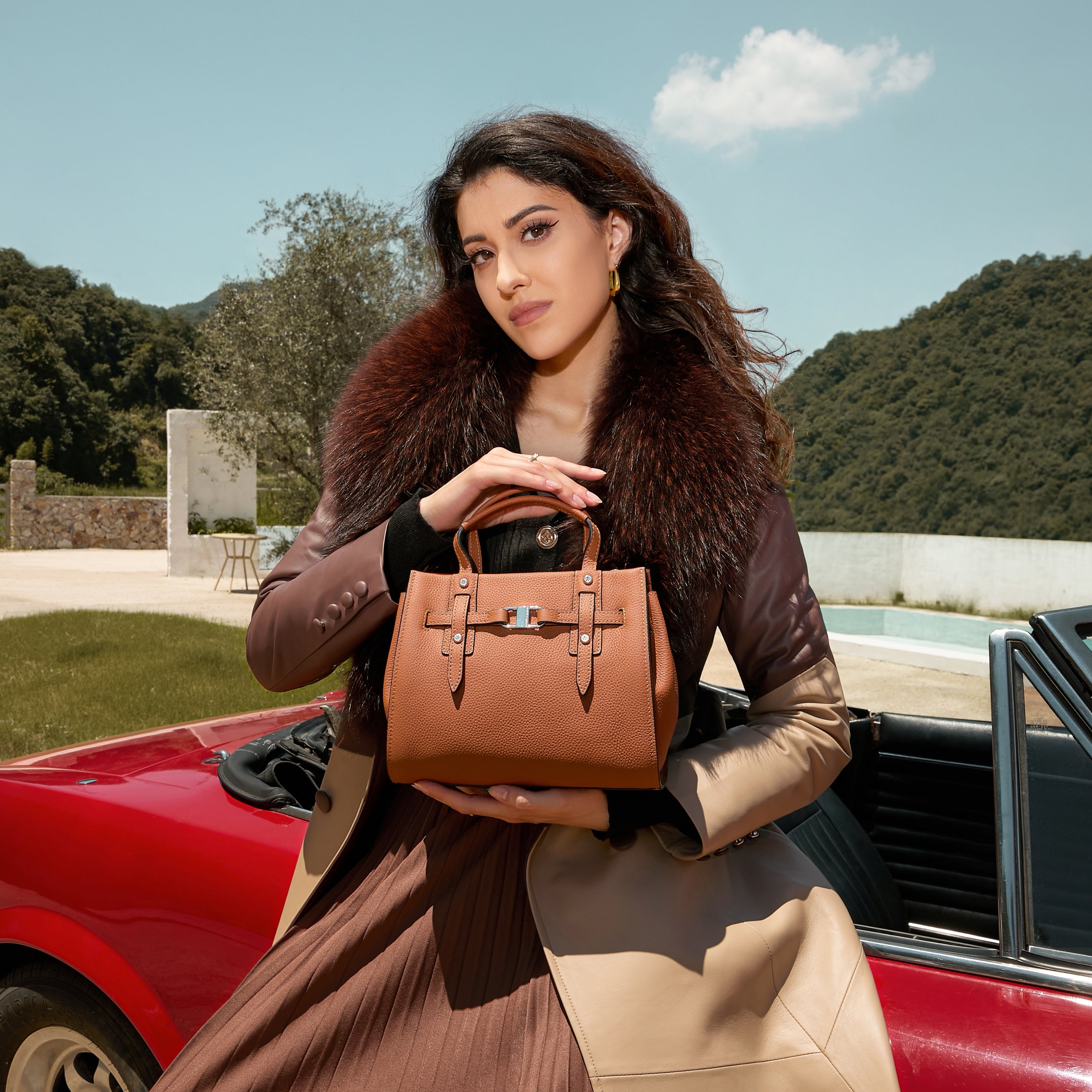 arthur-et-aston-daphn-sac-main-s-cuir-orange image 5