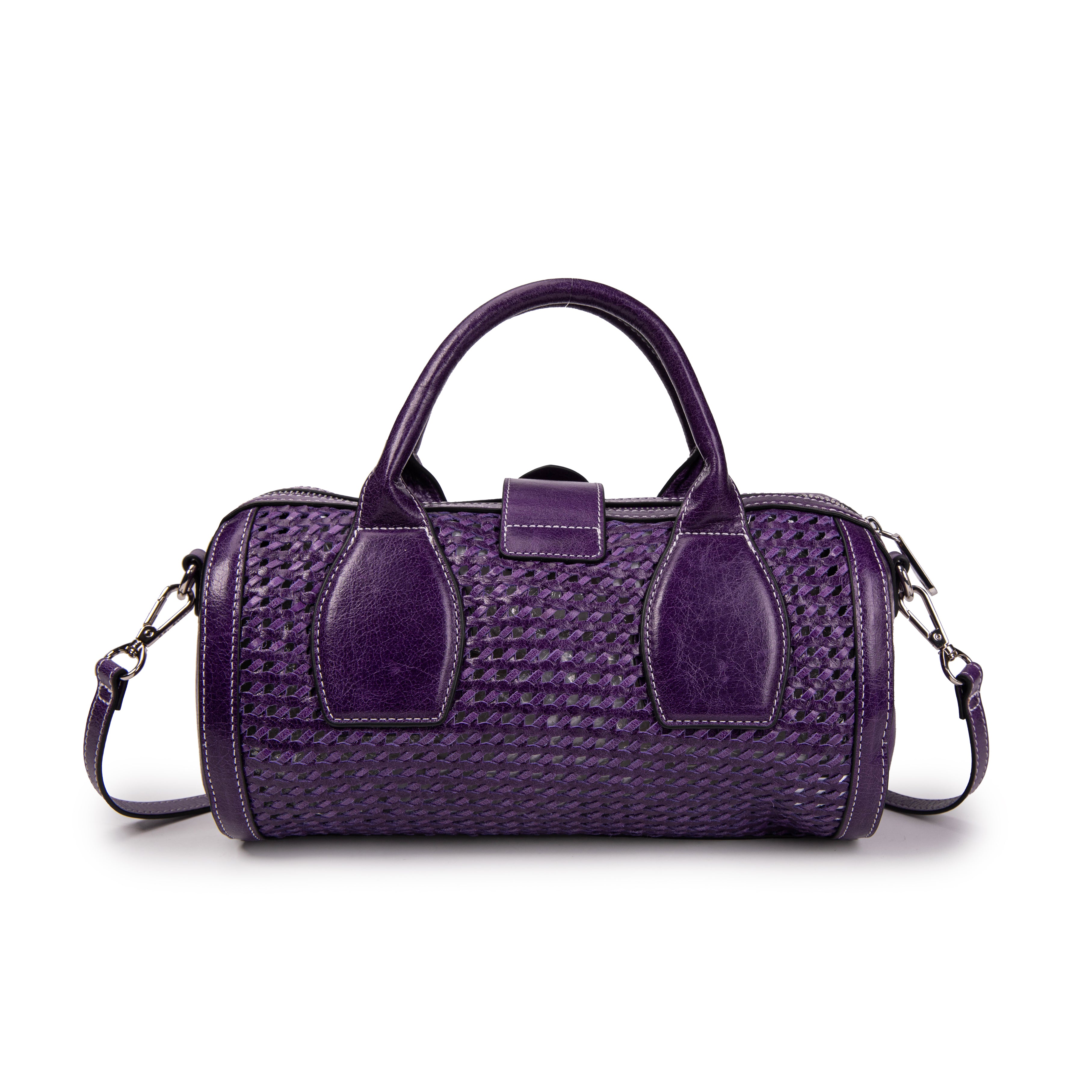 kate-lee-frola-sac-main-violet-vachette-tress-e image 4