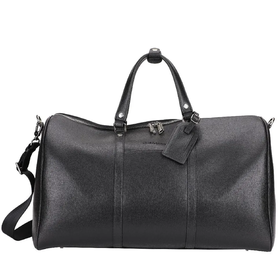 arthur-et-aston-nelson-bagage-main-cuir-voyage-week-end-noir image 1