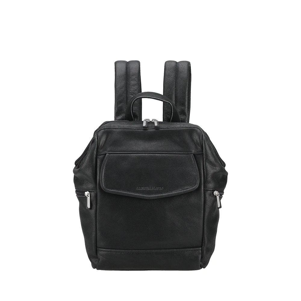 arthur-et-aston-owen-s-sac-dos-cuir-noir image 1
