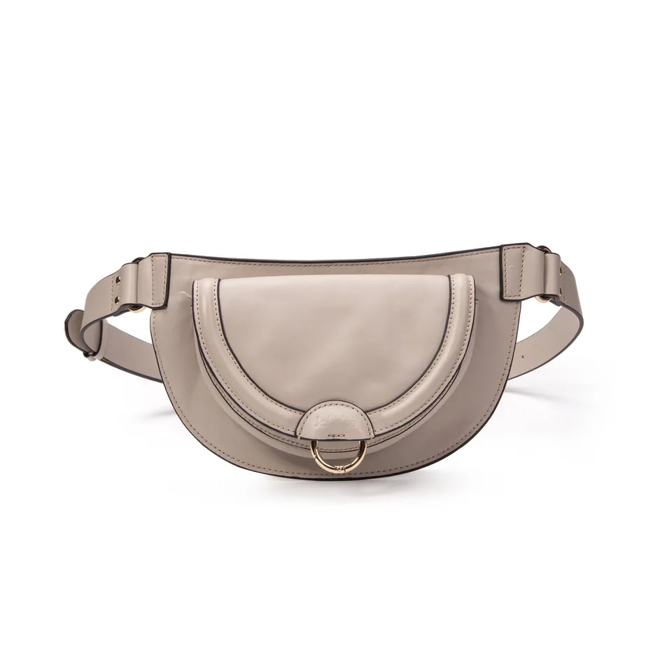 kate-lee-ully-sac-banane-cuir-ecru-vachette-crois image 1