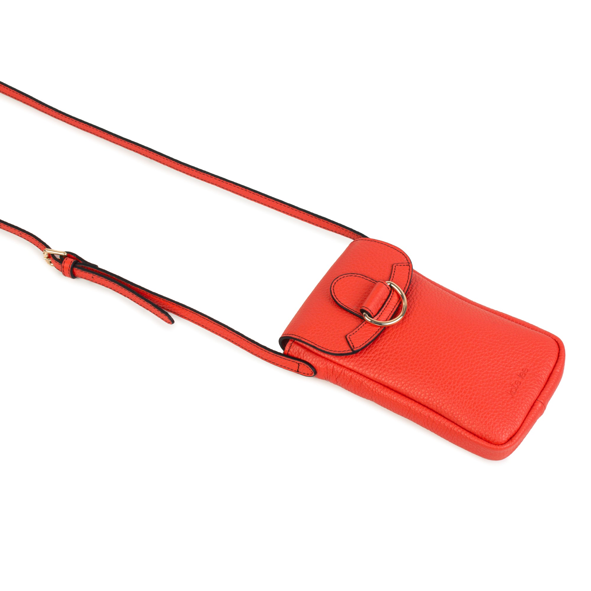kate-lee-zelie-g-vachette-grain-e-pochette-t-l-phone-corail image 2