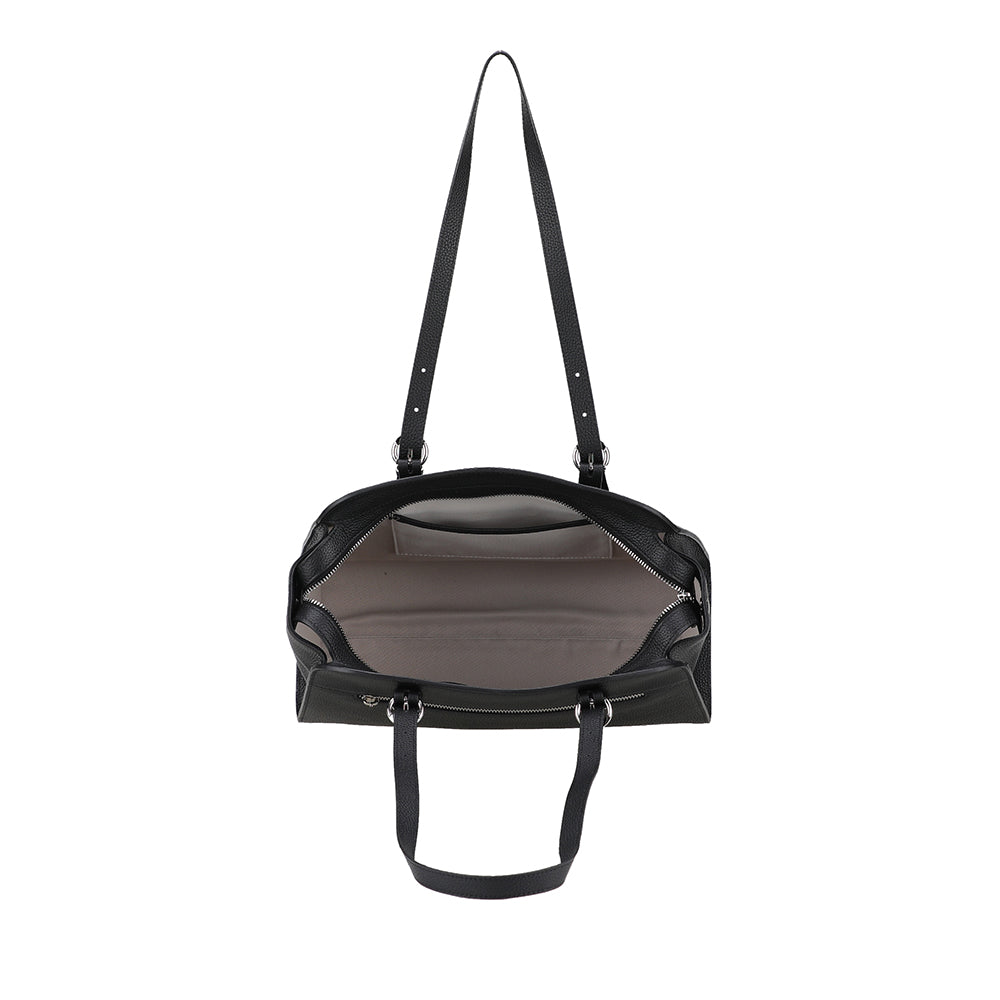 arthur-et-aston-daphn-grand-sac-paule-cuir-noir image 4