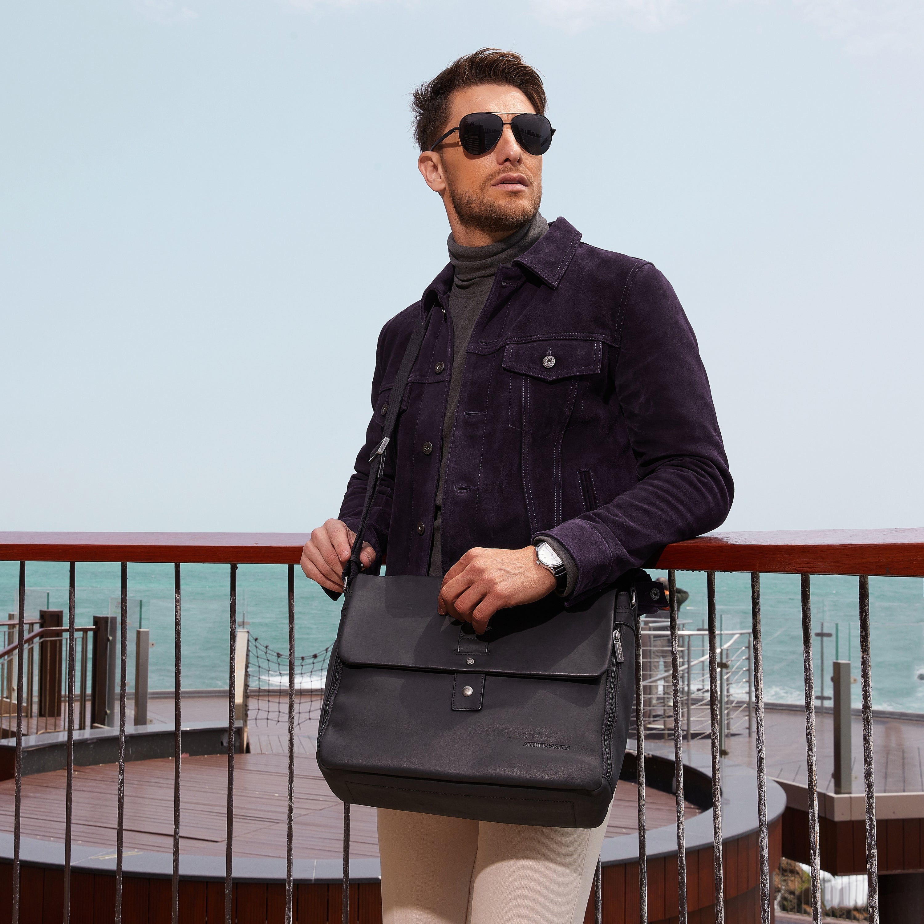 arthur-et-aston-n-ro-gibeci-re-cuir-cognac-rabat image 6