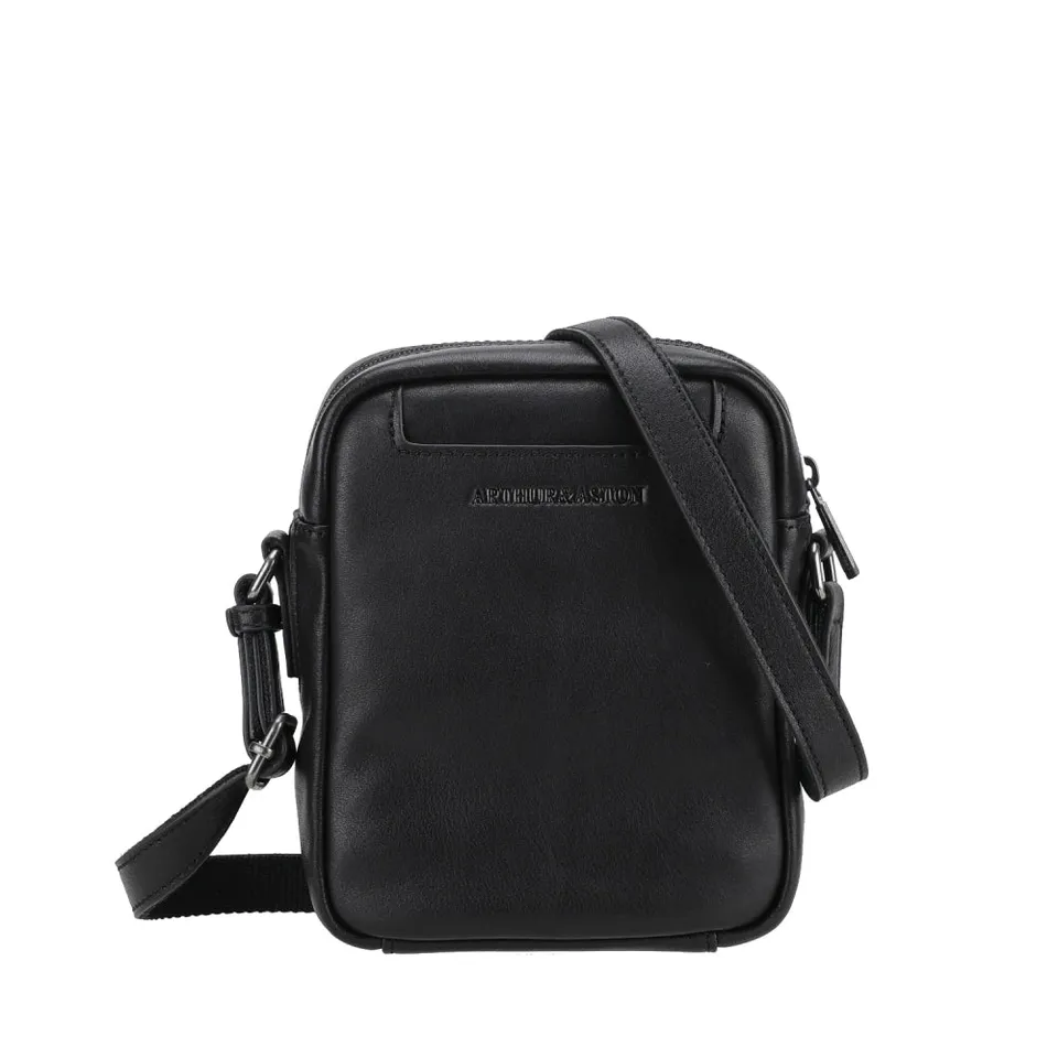 arthur-et-aston-l-on-sac-travers-cuir-petit-mod-le-noir image 1