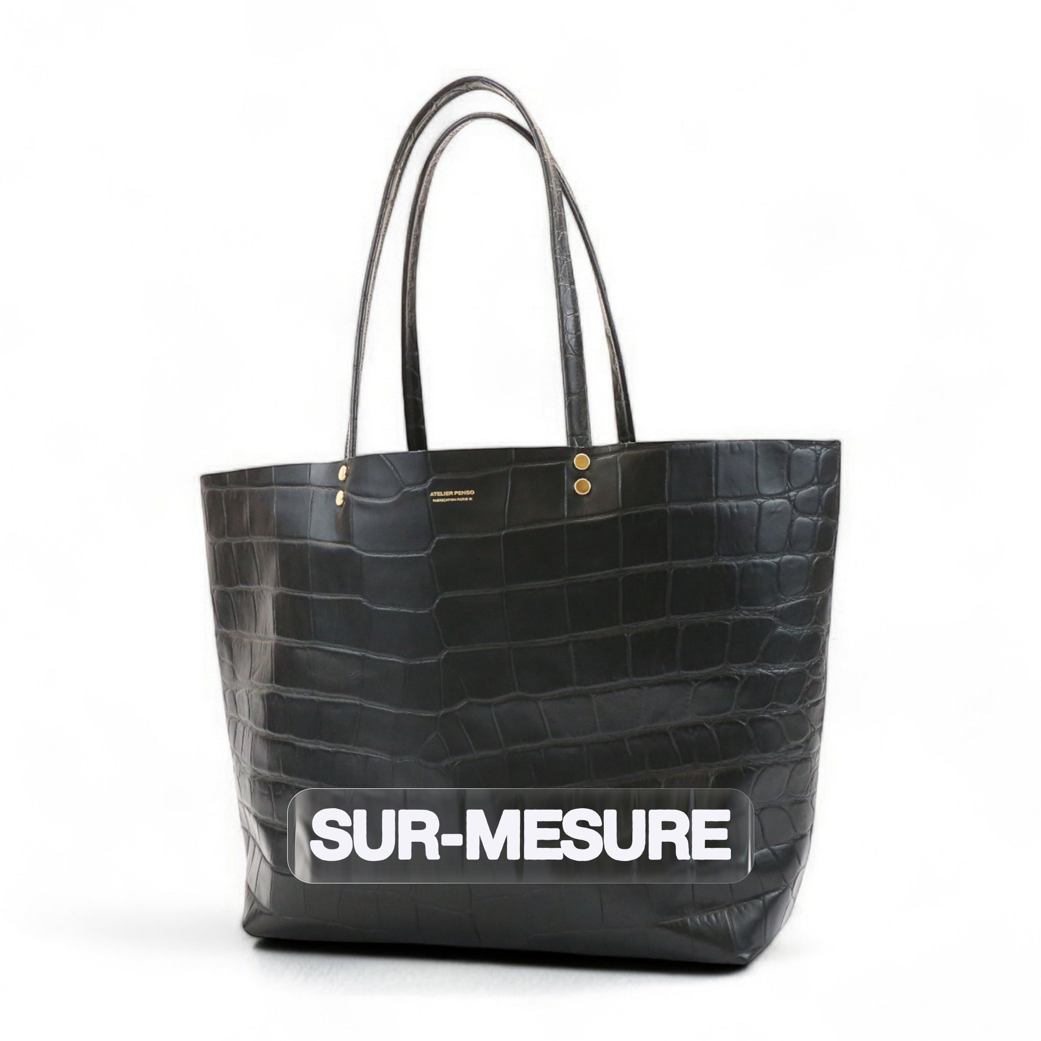 atelier-penso-cici-sac-cabas-cuir-sur-mesure-initiales image 1