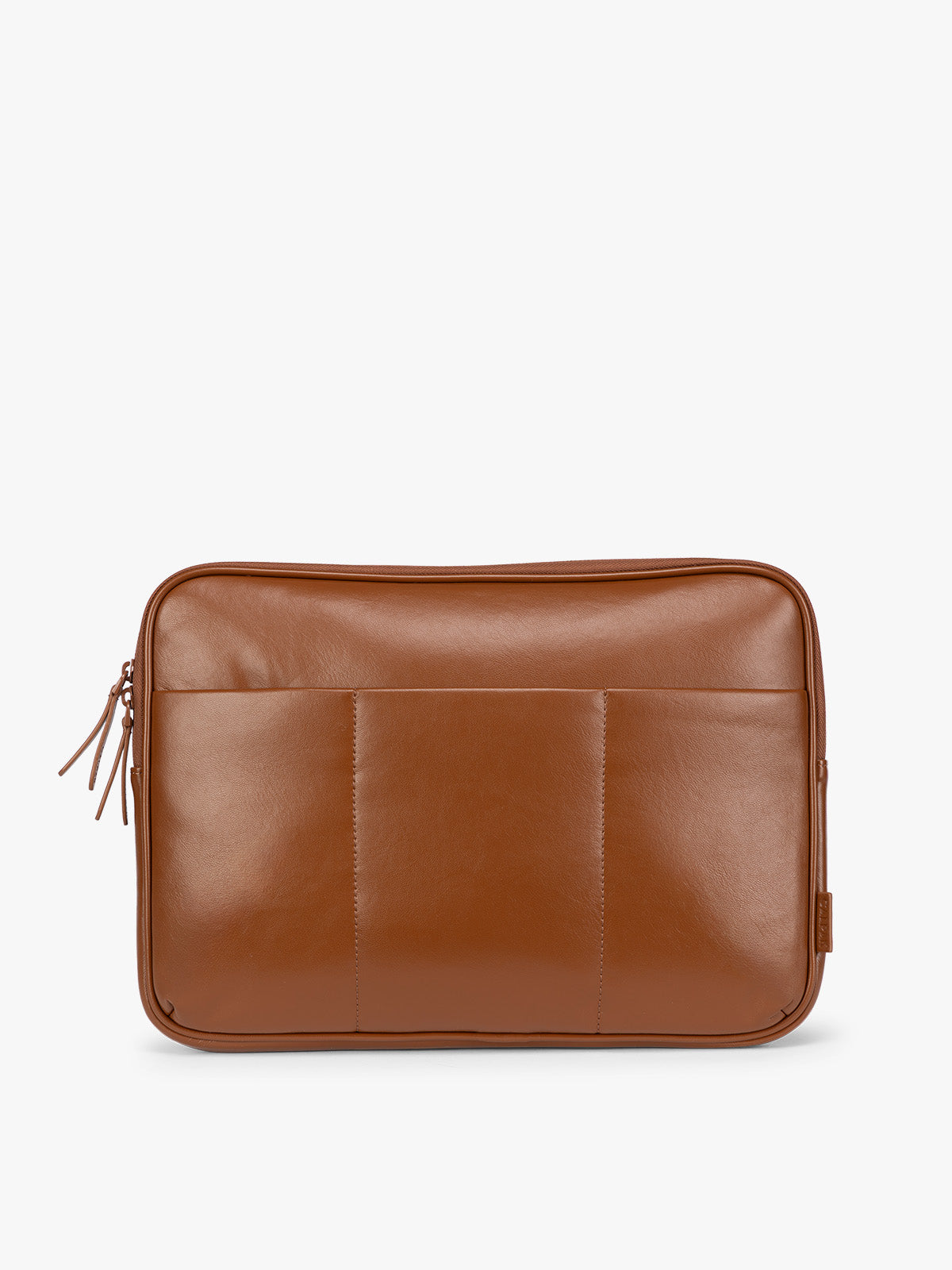 calpak-luka-housse-ordinateur-14-pouces-honey-brown-similicuir image 1