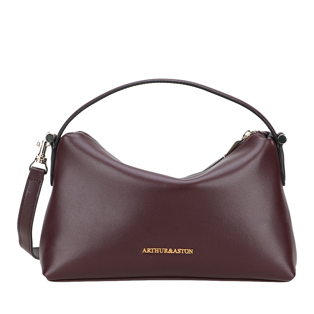 arthur-et-aston-elma-sac-main-cuir-bordeaux-souple image 2
