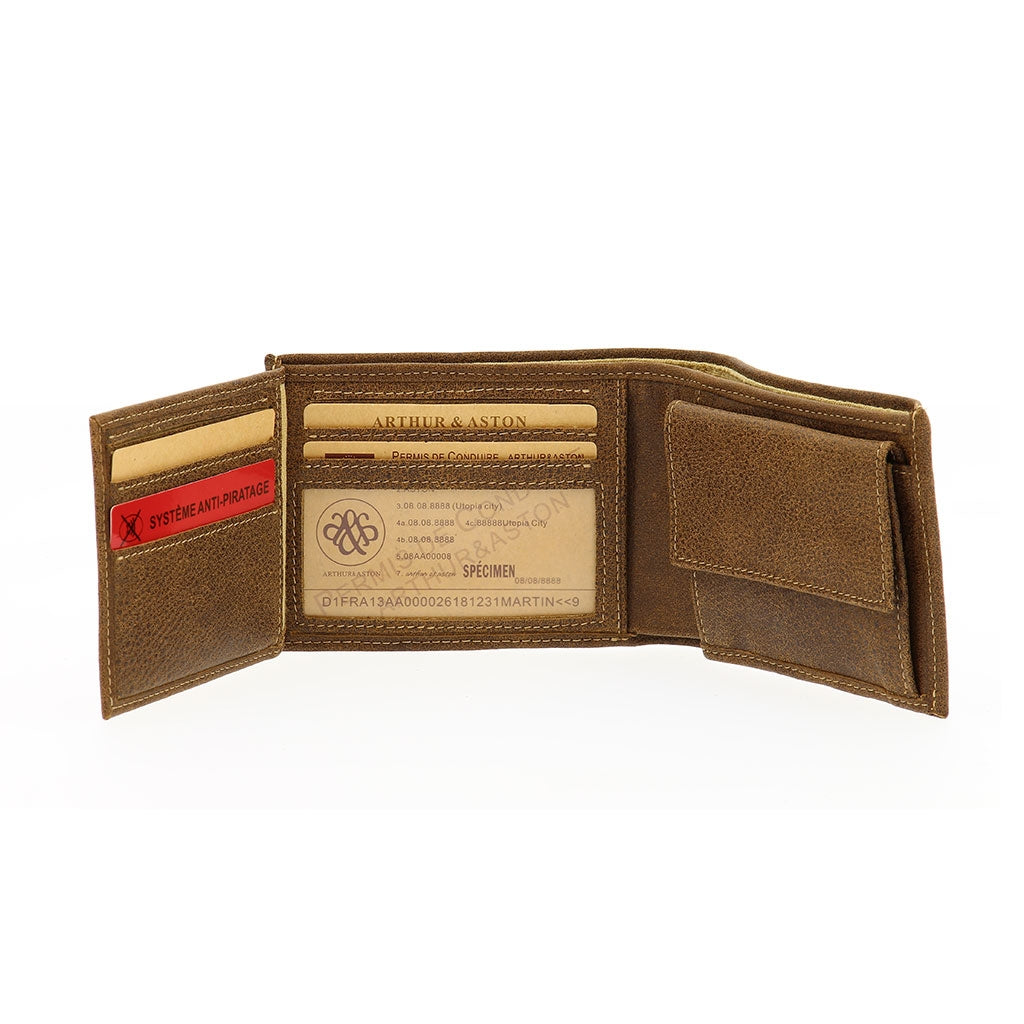 arthur-et-aston-cristiano-portefeuille-italien-cuir-destroy-marron image 3