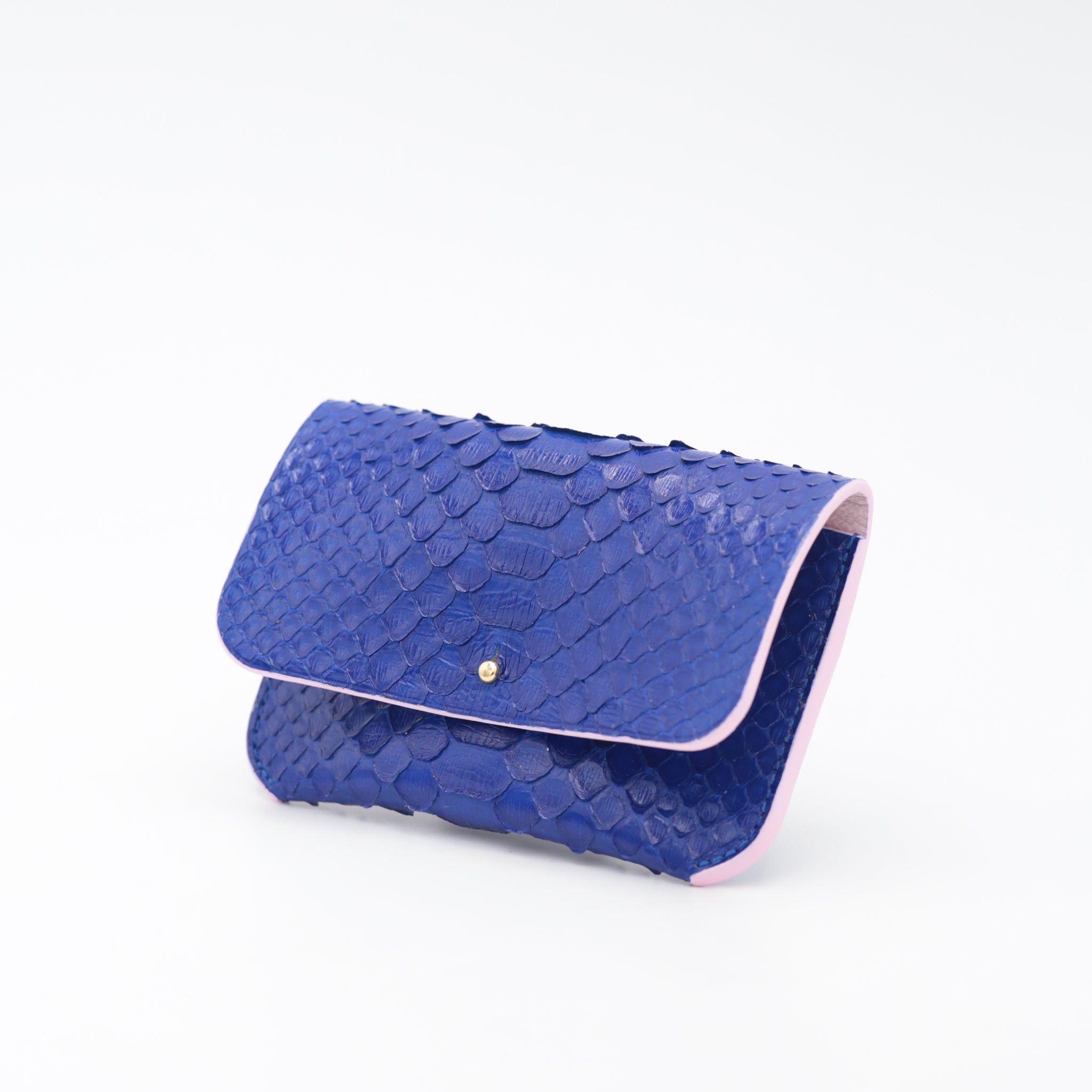 atelier-penso-ft-porte-cartes-cuir-python-bleu-9x13-cm image 2