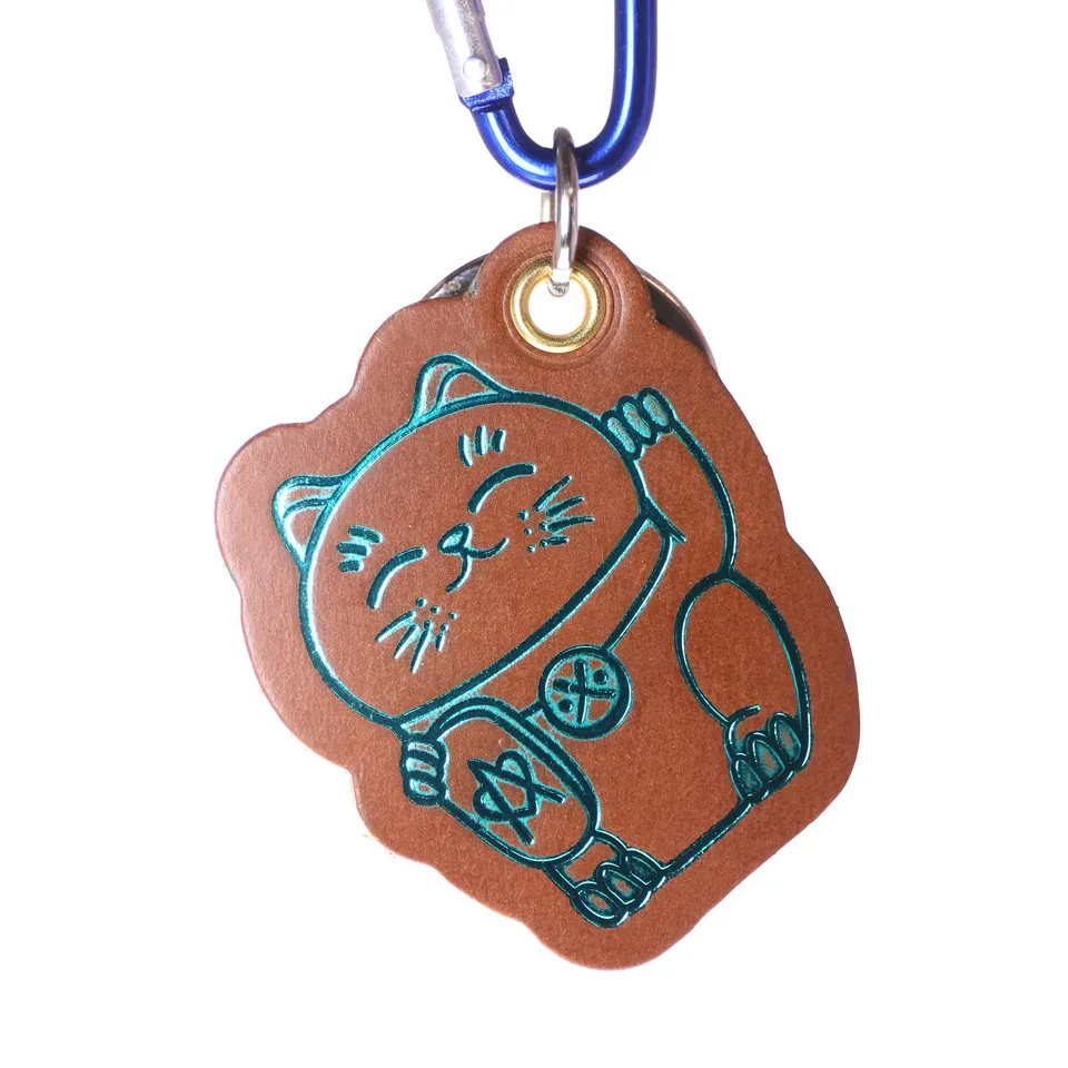 atelier-penso-luckey-holder-porte-cl-s-lucky-cat-rouge image 1
