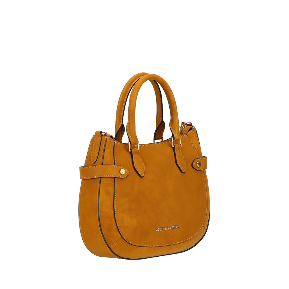 arthur-et-aston-madelena-sac-main-cuir-cognac image 6