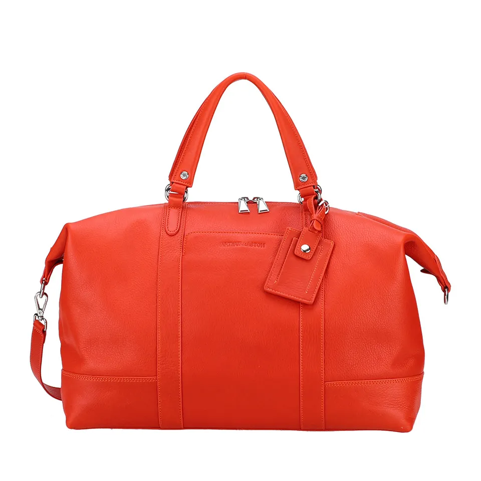 arthur-et-aston-ange-sac-de-voyage-cuir-orange image 1
