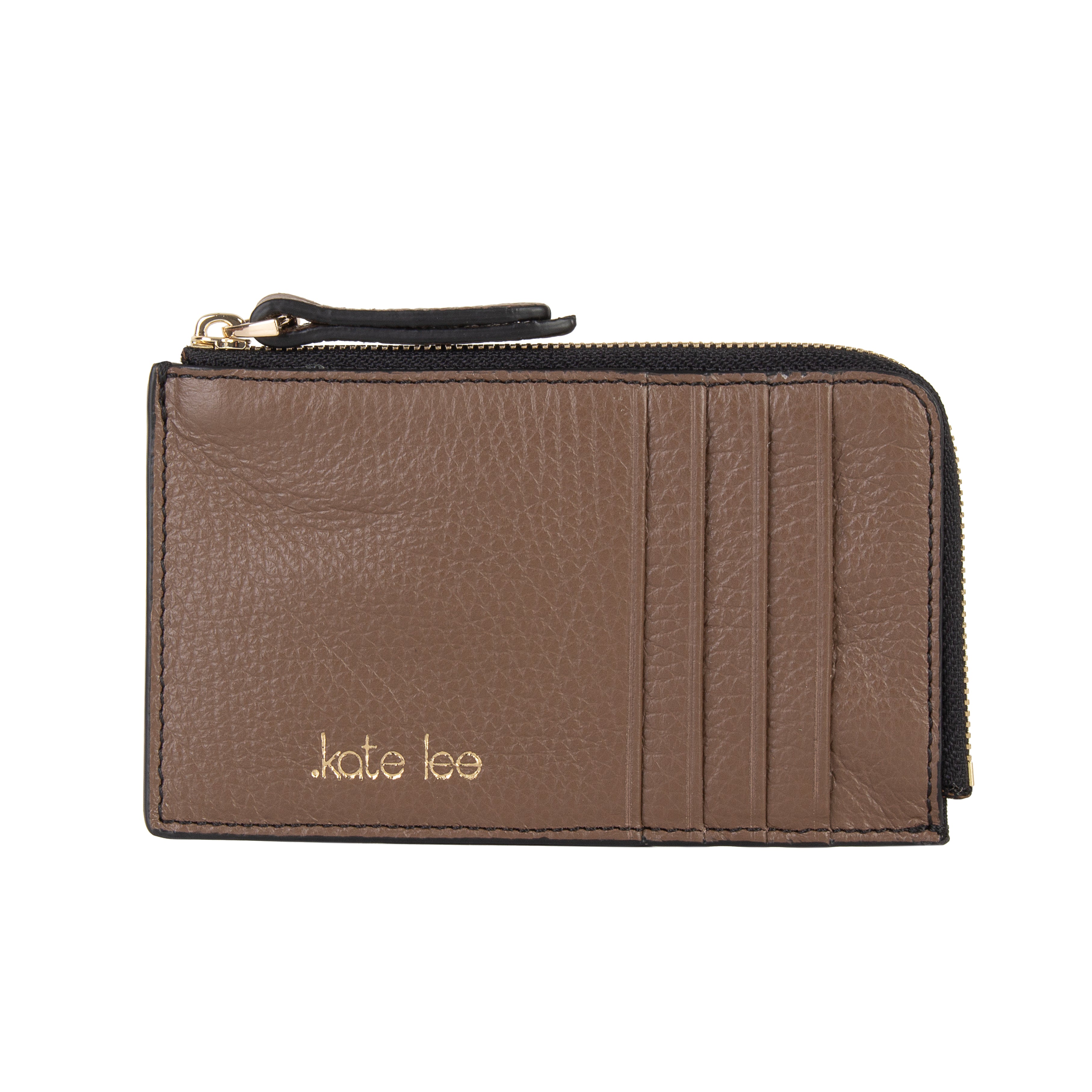 kate-lee-alo-sa-g-portefeuille-moka-cuir-grain image 1