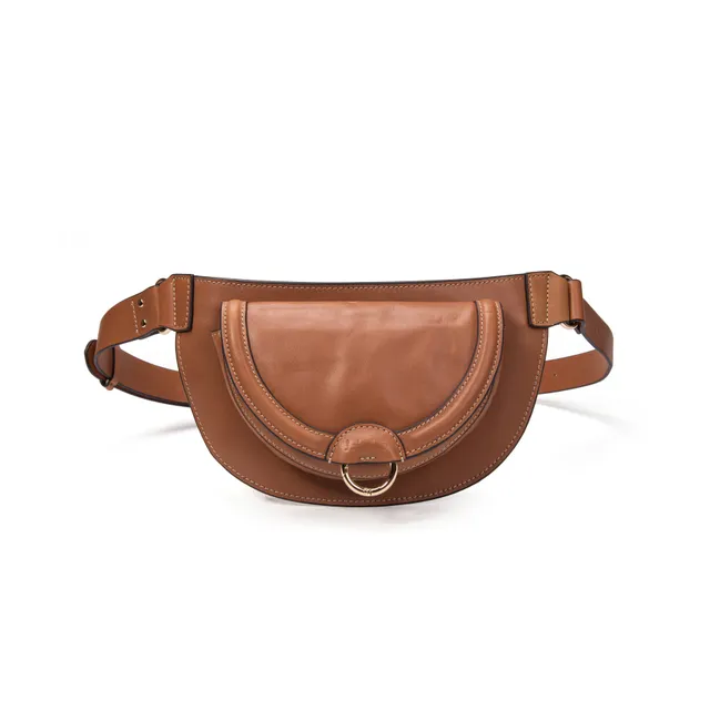 kate-lee-ully-sac-banane-cuir-vachette-miel image 1