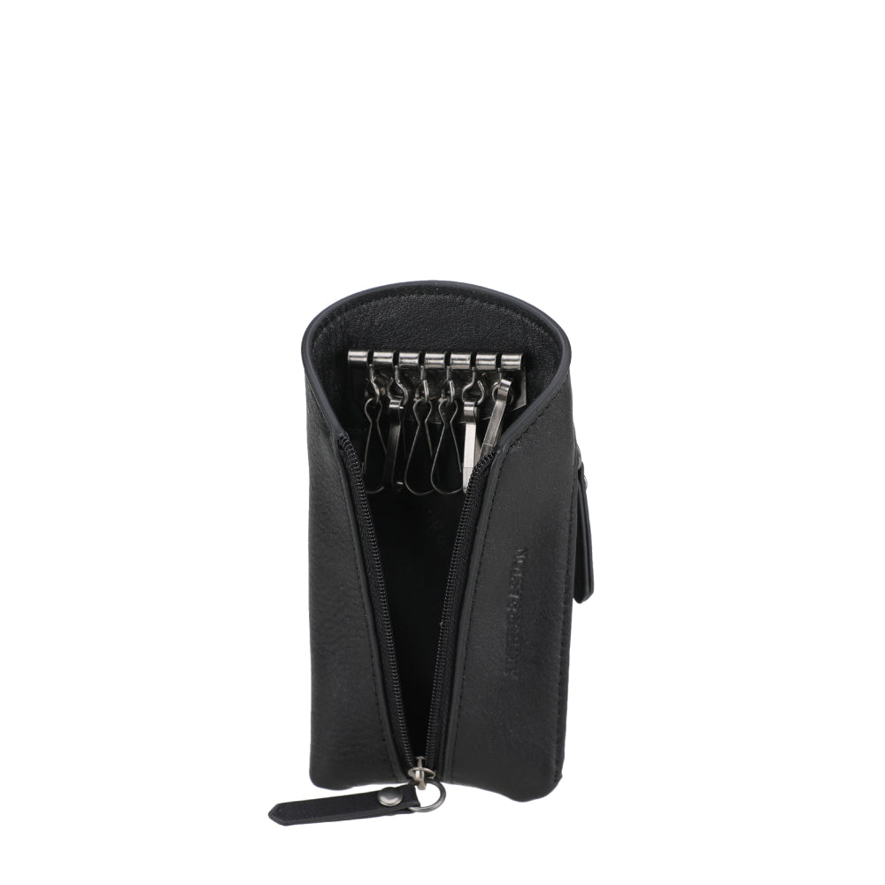arthur-et-aston-l-on-porte-cl-s-cuir-noir-zipp image 1