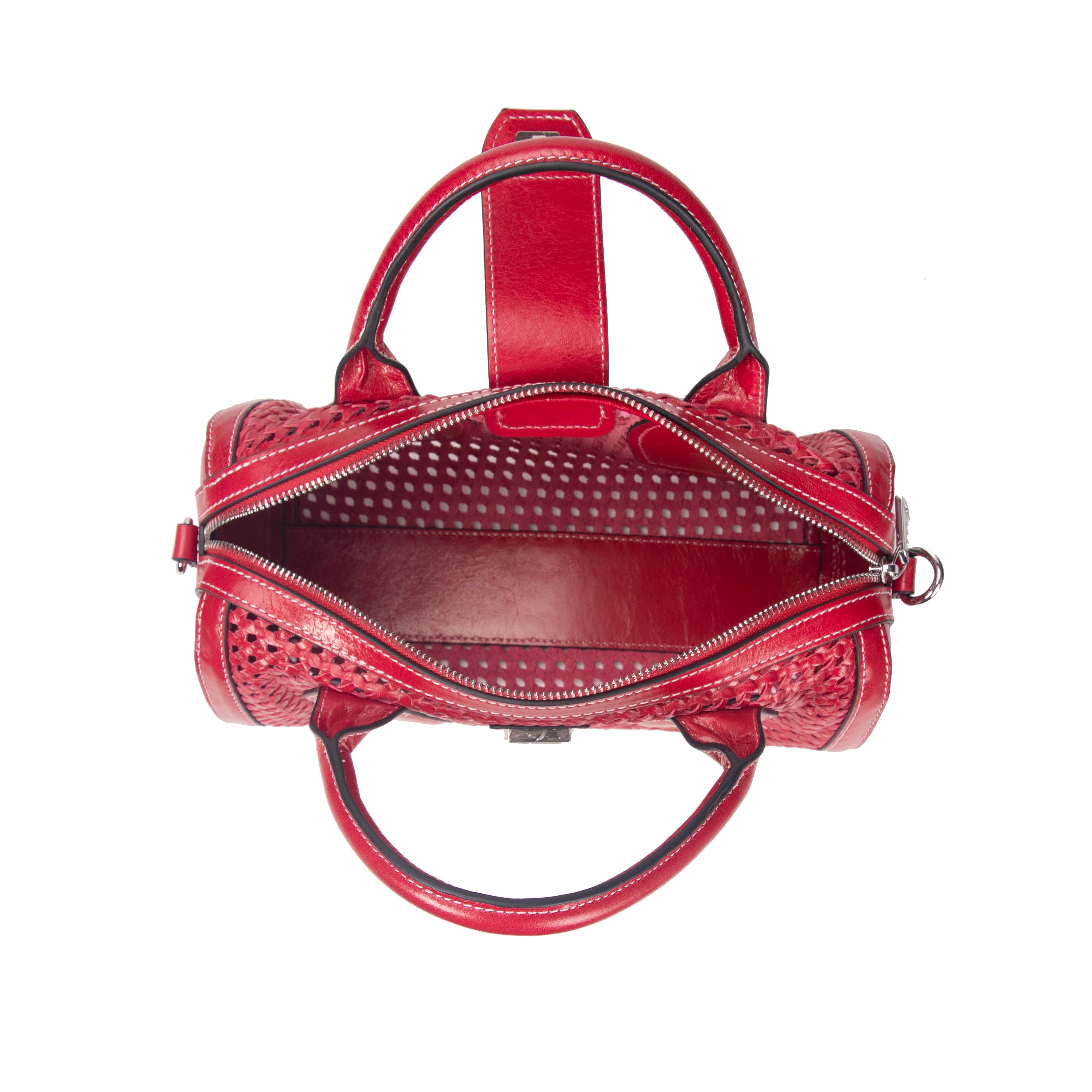 kate-lee-frola-sac-bowling-rose-vachette-tress-e-flamme image 3