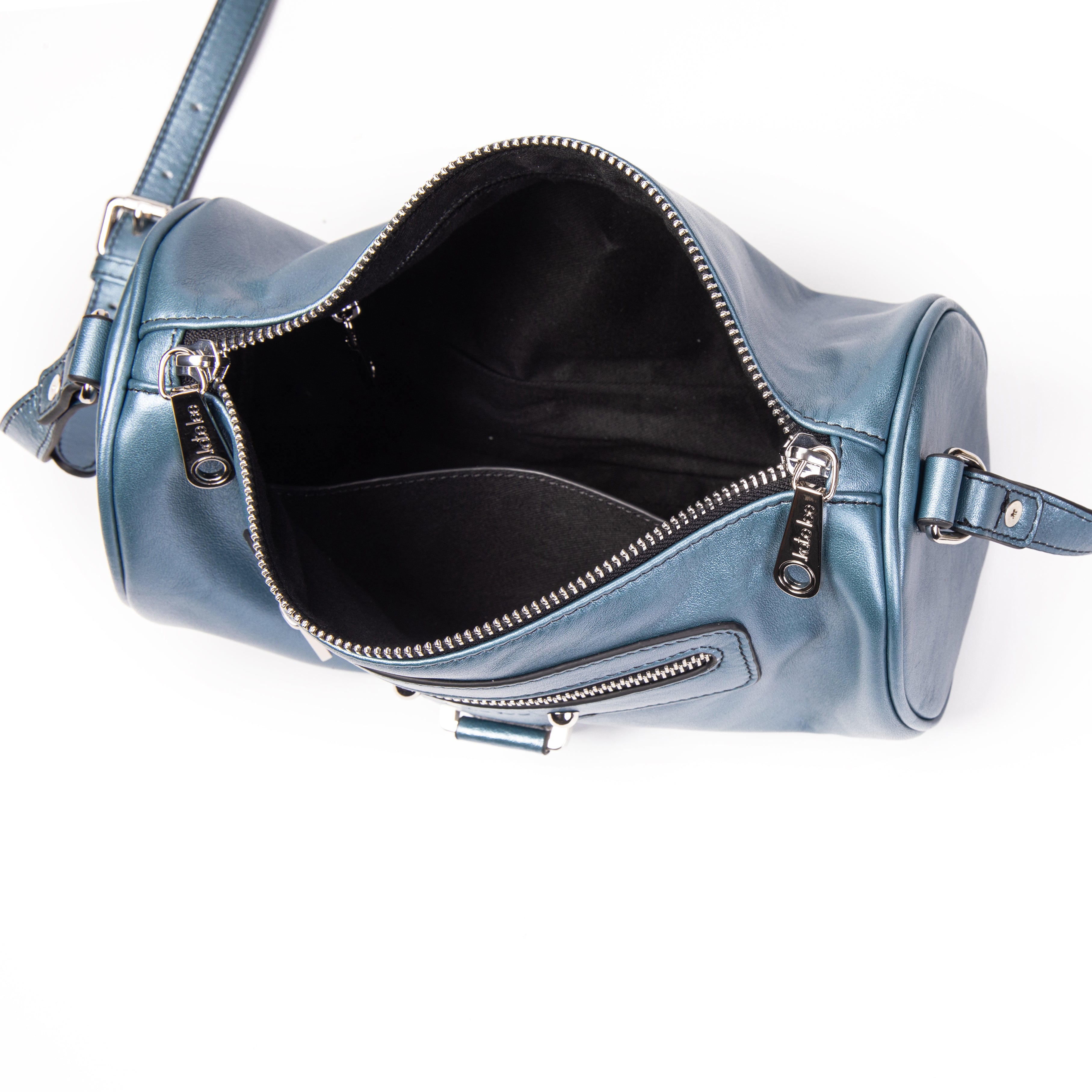 kate-lee-camy-sac-bowling-cuir-acqua-nacr image 3