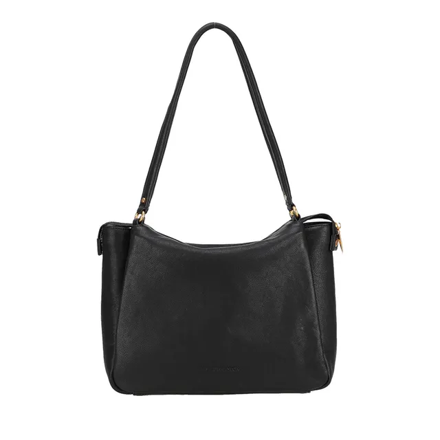 arthur-et-aston-elsa-sac-shopping-paule-cuir-noir-31-cm image 1
