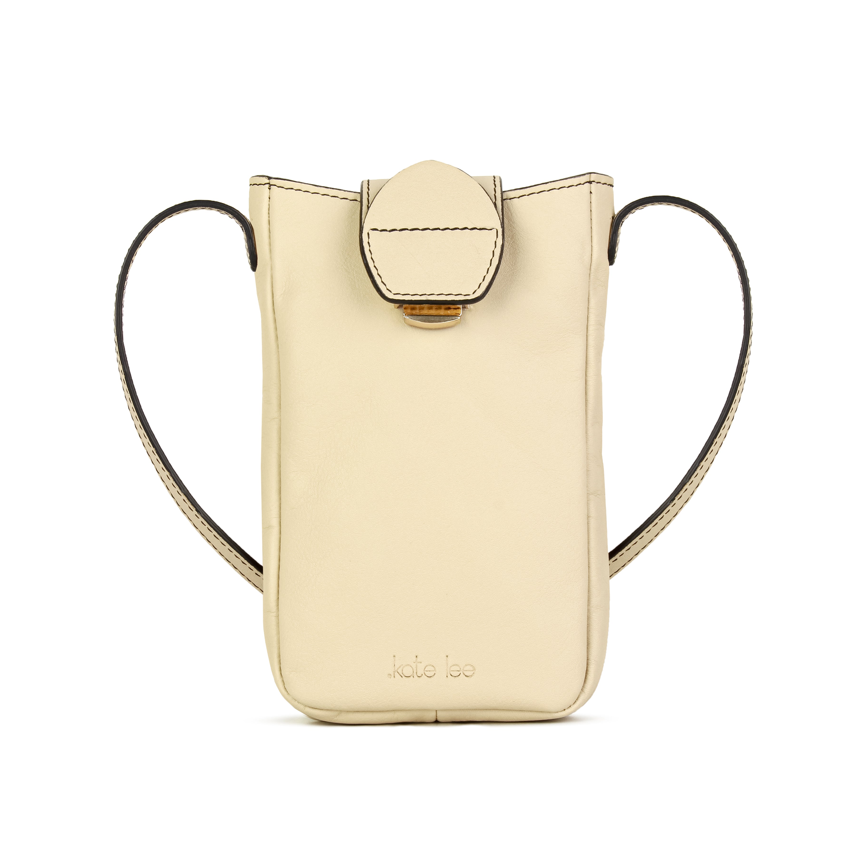 kate-lee-fiolaine-pochette-t-l-phone-cuir-cr-me image 1