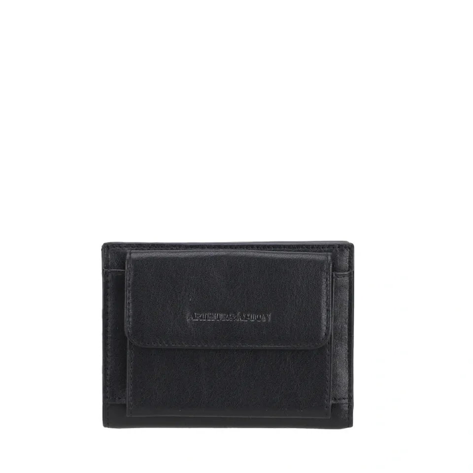 arthur-et-aston-l-on-porte-cartes-cuir-ferm-noir-rfid image 1