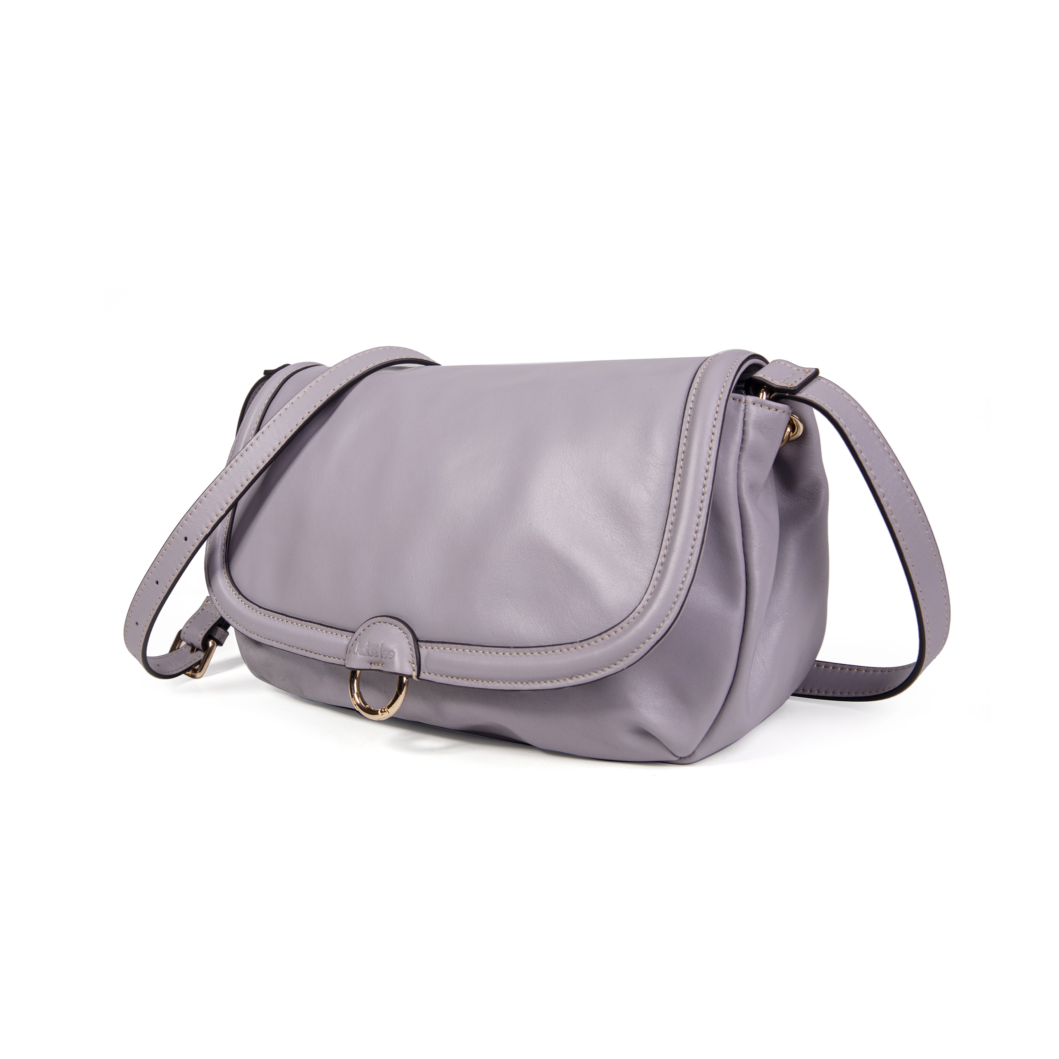 kate-lee-new-zelie-sac-bandouli-re-cuir-gris-clair image 2
