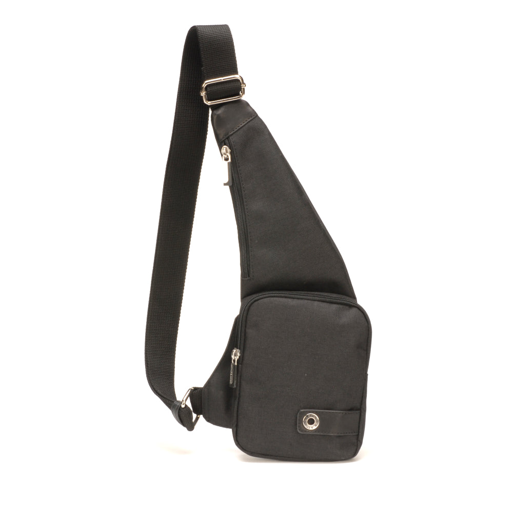 arthur-et-aston-aaron-body-bag-toile-noir-homme image 7