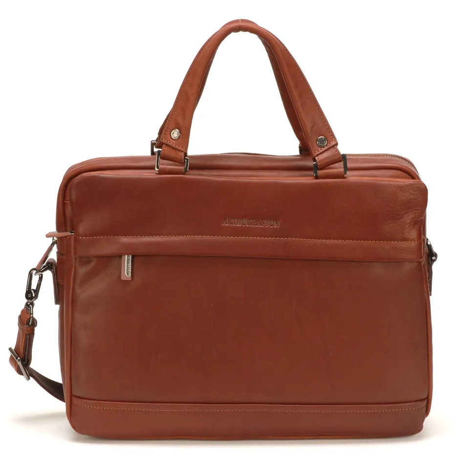 arthur-et-aston-pablo-porte-document-cuir-cognac-a4 image 1