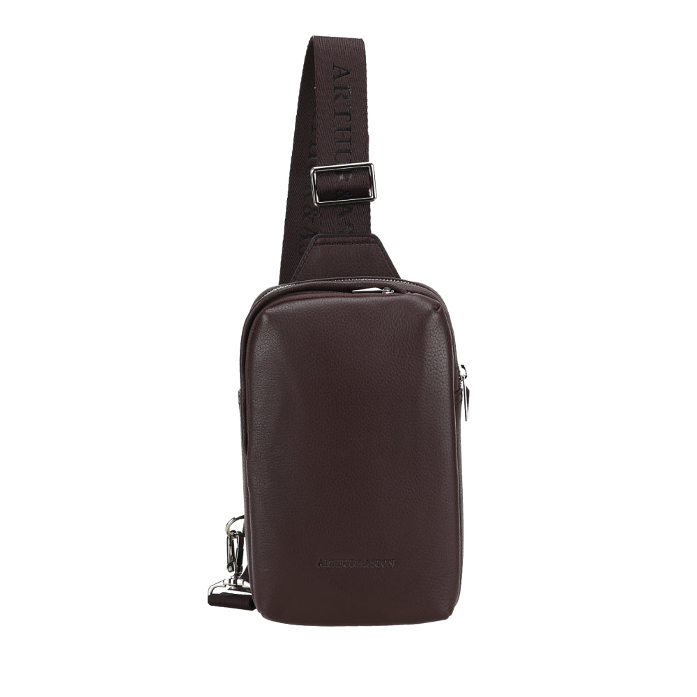 arthur-et-aston-thomas-body-bag-cuir-agneau-noir image 3