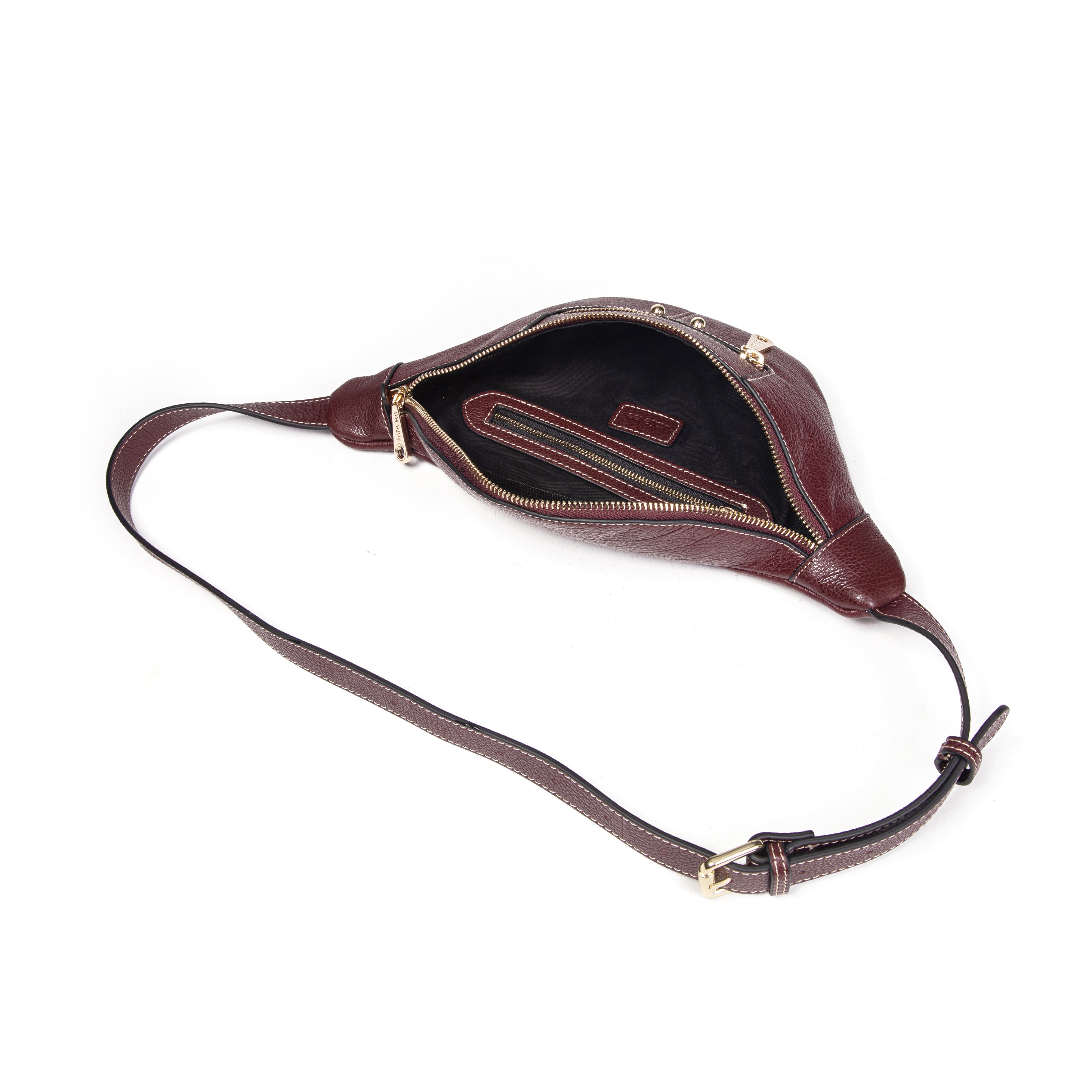kate-lee-triomf-sac-banane-bordeaux-grain image 3