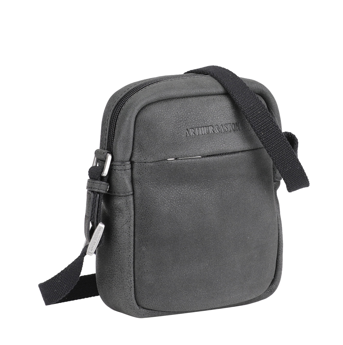 arthur-et-aston-cristiano-sac-travers-cuir-noir-petit-mod-le image 6