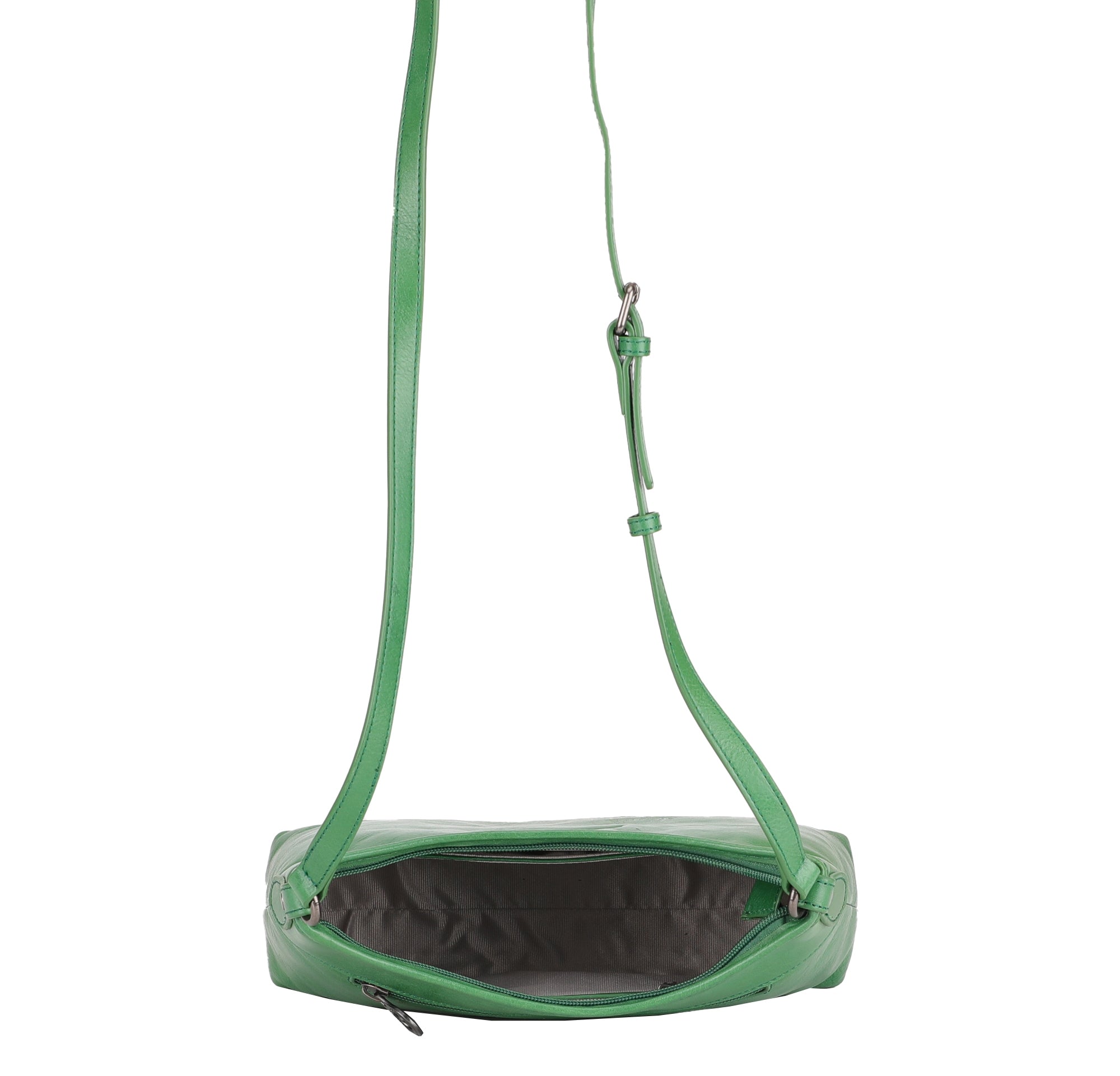 arthur-et-aston-edith-sac-bandouli-re-cuir-vert-demi-lune image 6
