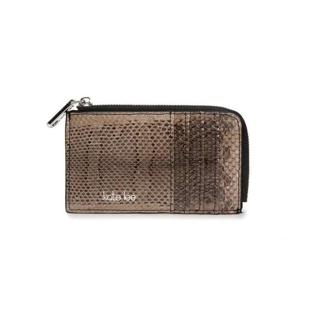 kate-lee-alo-sa-se-porte-monnaie-gris-serpent-d-eau image 1