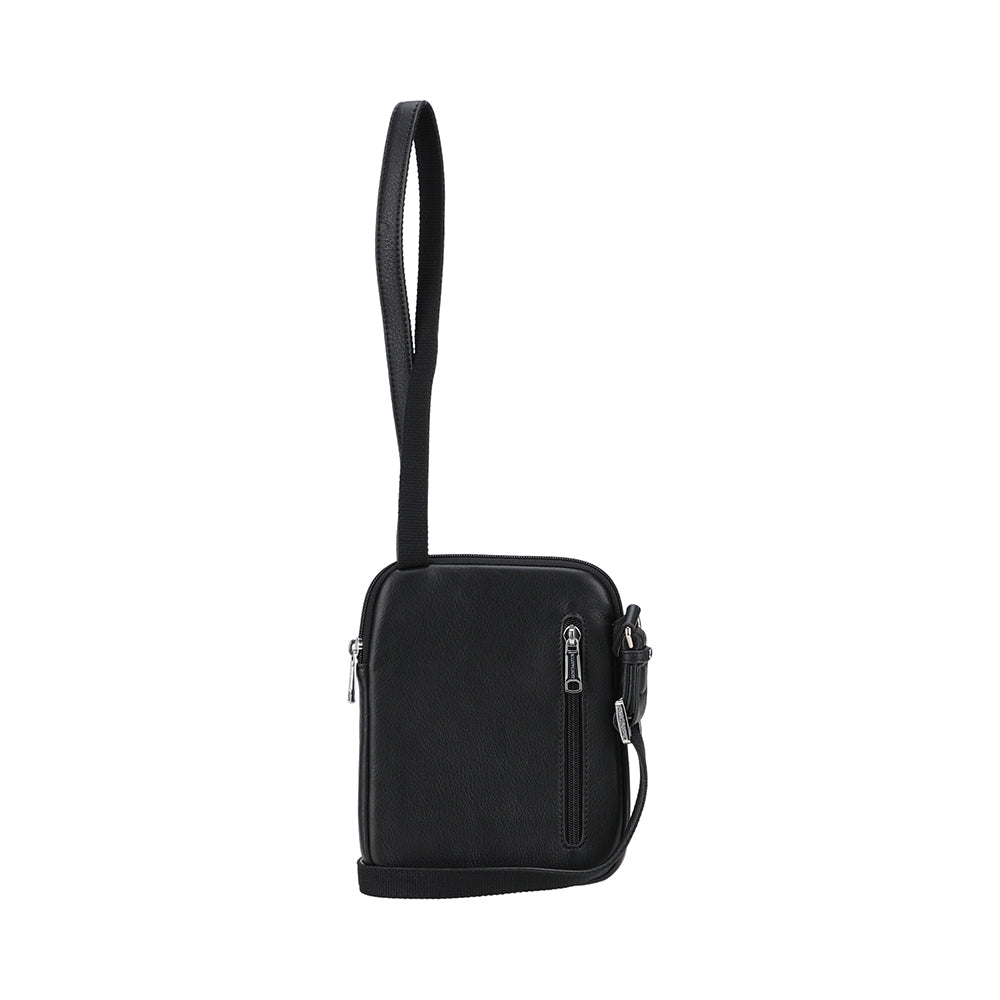 arthur-et-aston-ange-petit-body-bag-cuir-noir-extra-plat image 3