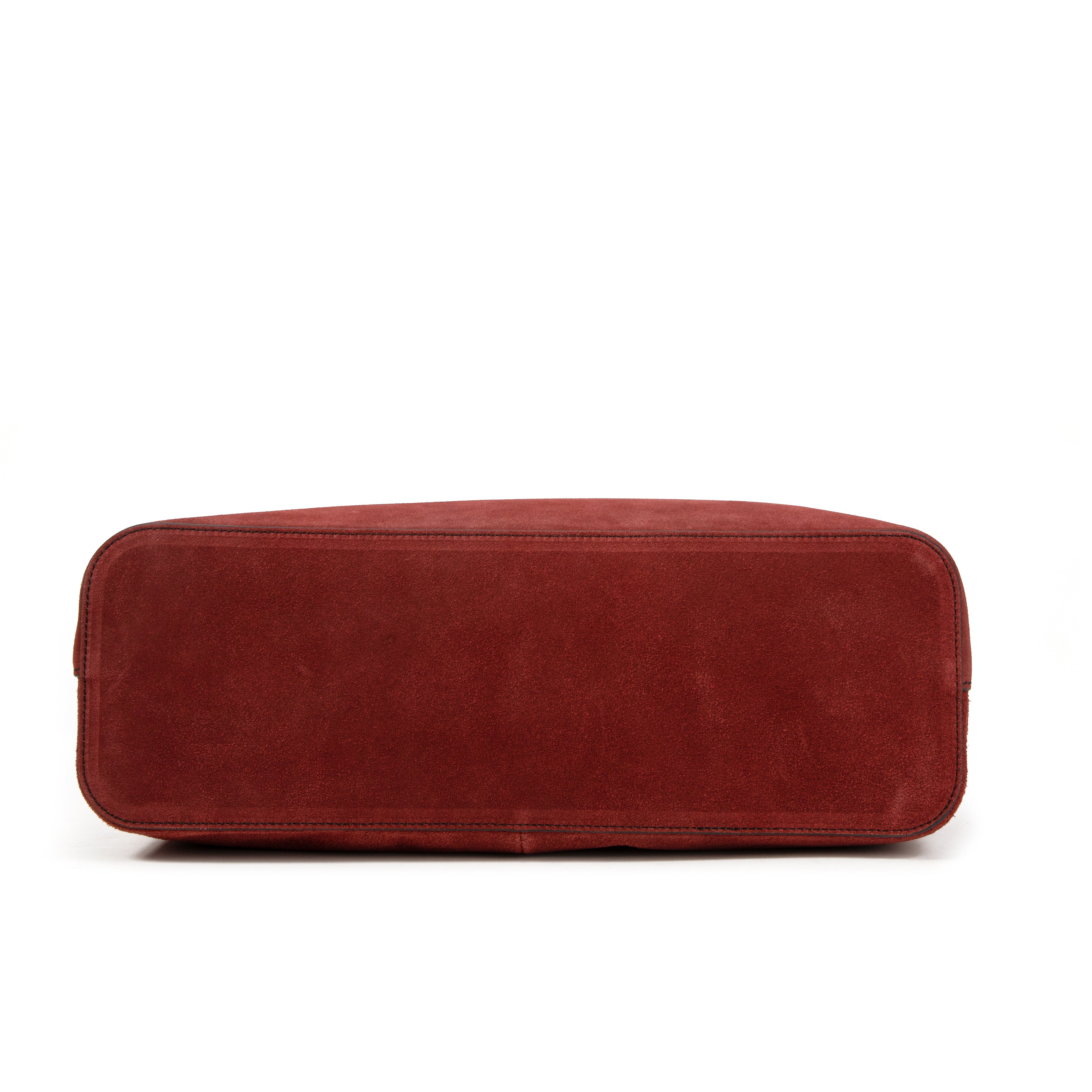 kate-lee-lune-sac-cabas-velours-rouge image 5