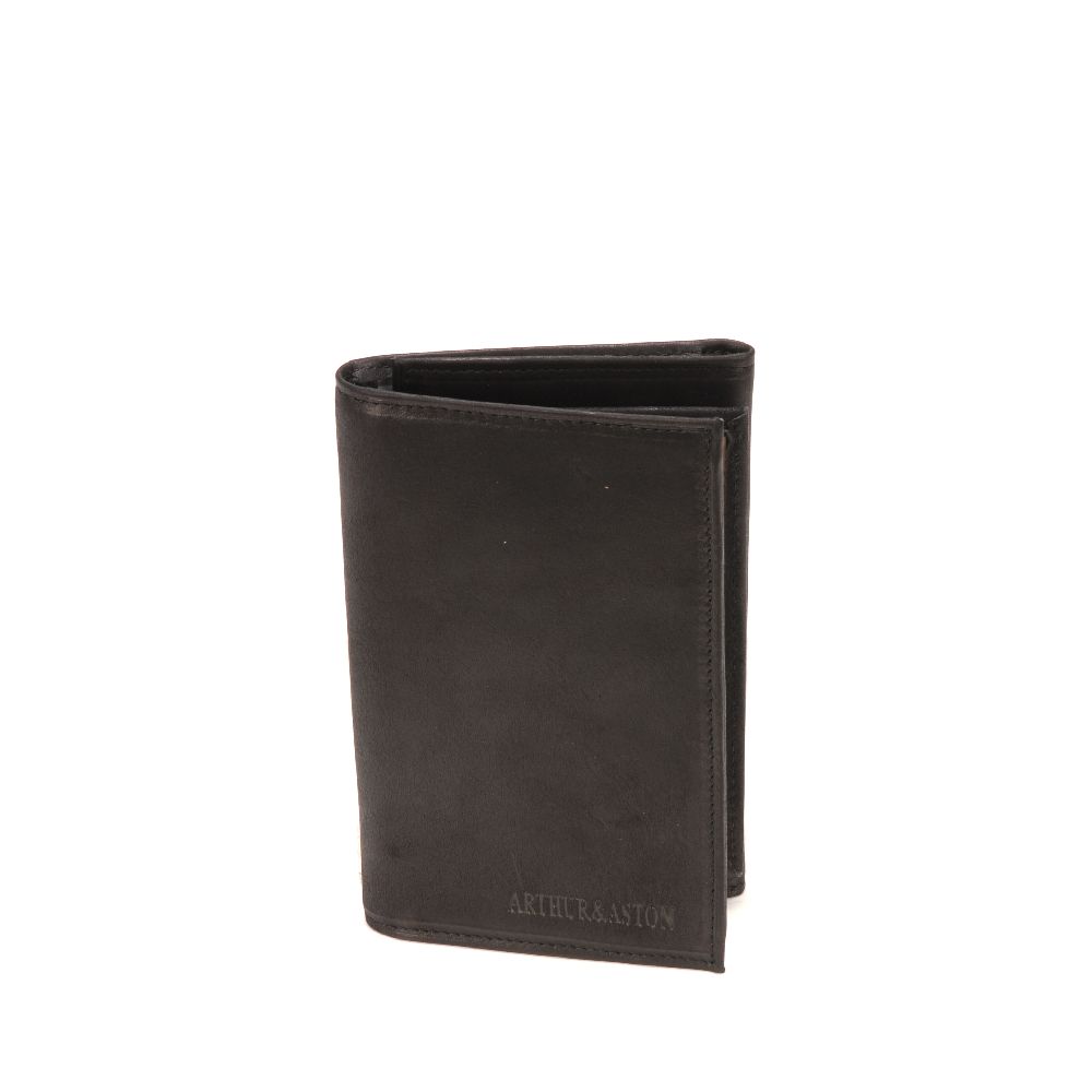 arthur-et-aston-louis-porte-papiers-cuir-gras-noir image 1