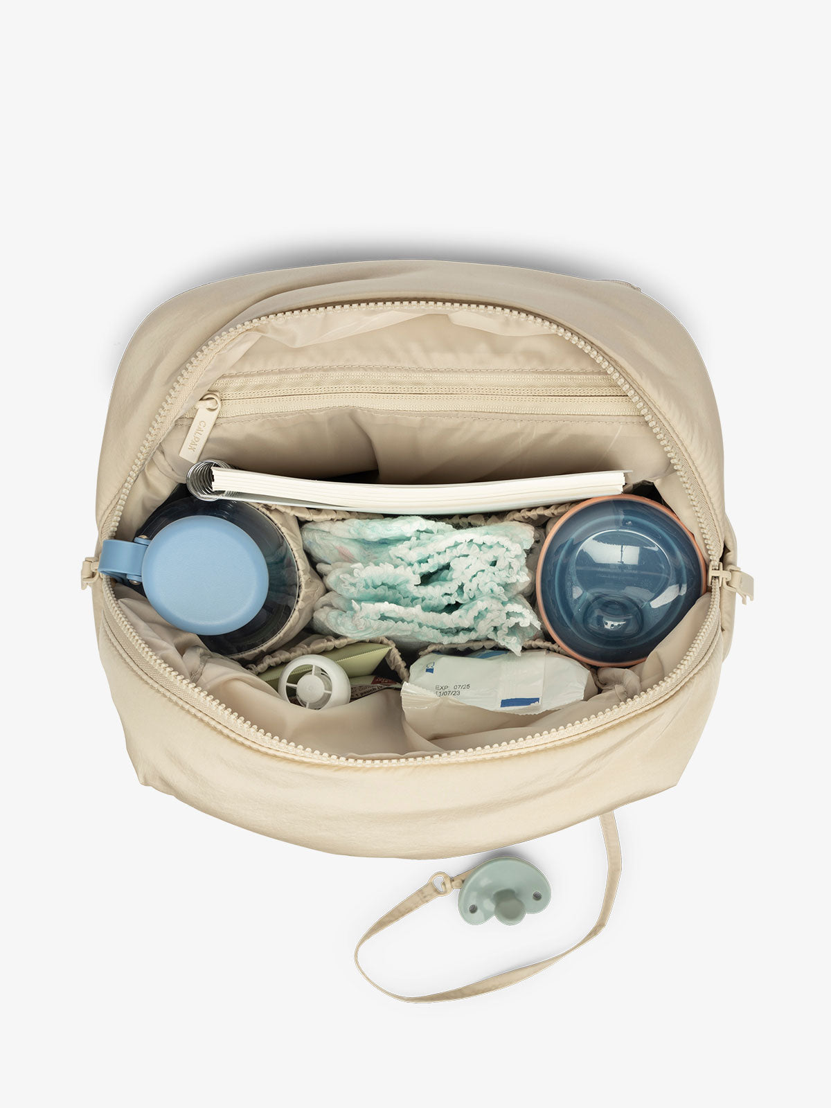 calpak-baby-sac-dos-langer-convertible-oatmeal-compact image 4