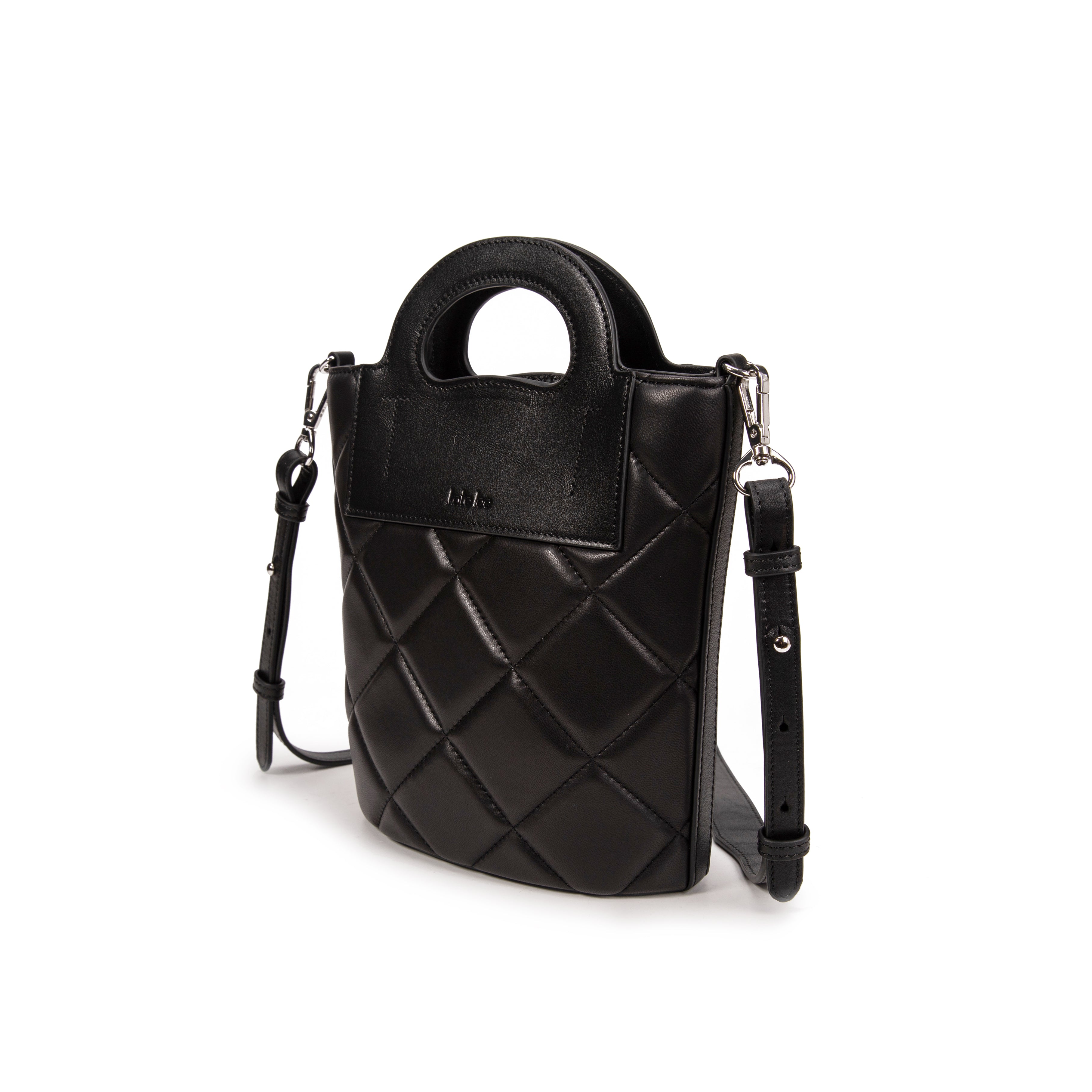 kate-lee-cannes-matelass-sac-bandouli-re-noir-agneau image 2