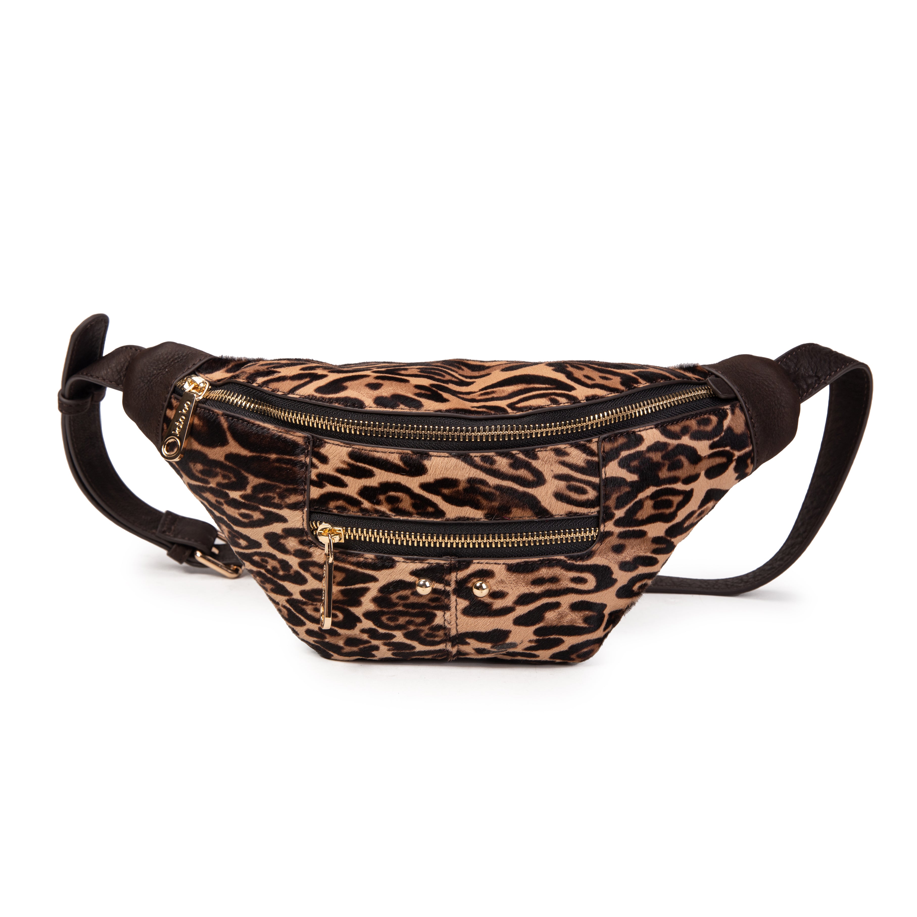 kate-lee-banane-triomf-sac-banane-camel-l-opard-vachette image 1