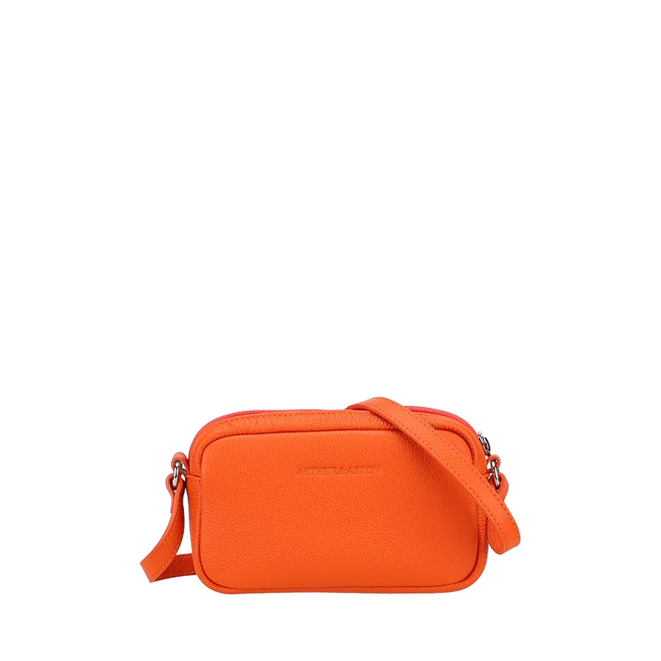 arthur-et-aston-rosalia-petit-sac-bandouli-re-cuir-orange-foulonn image 1