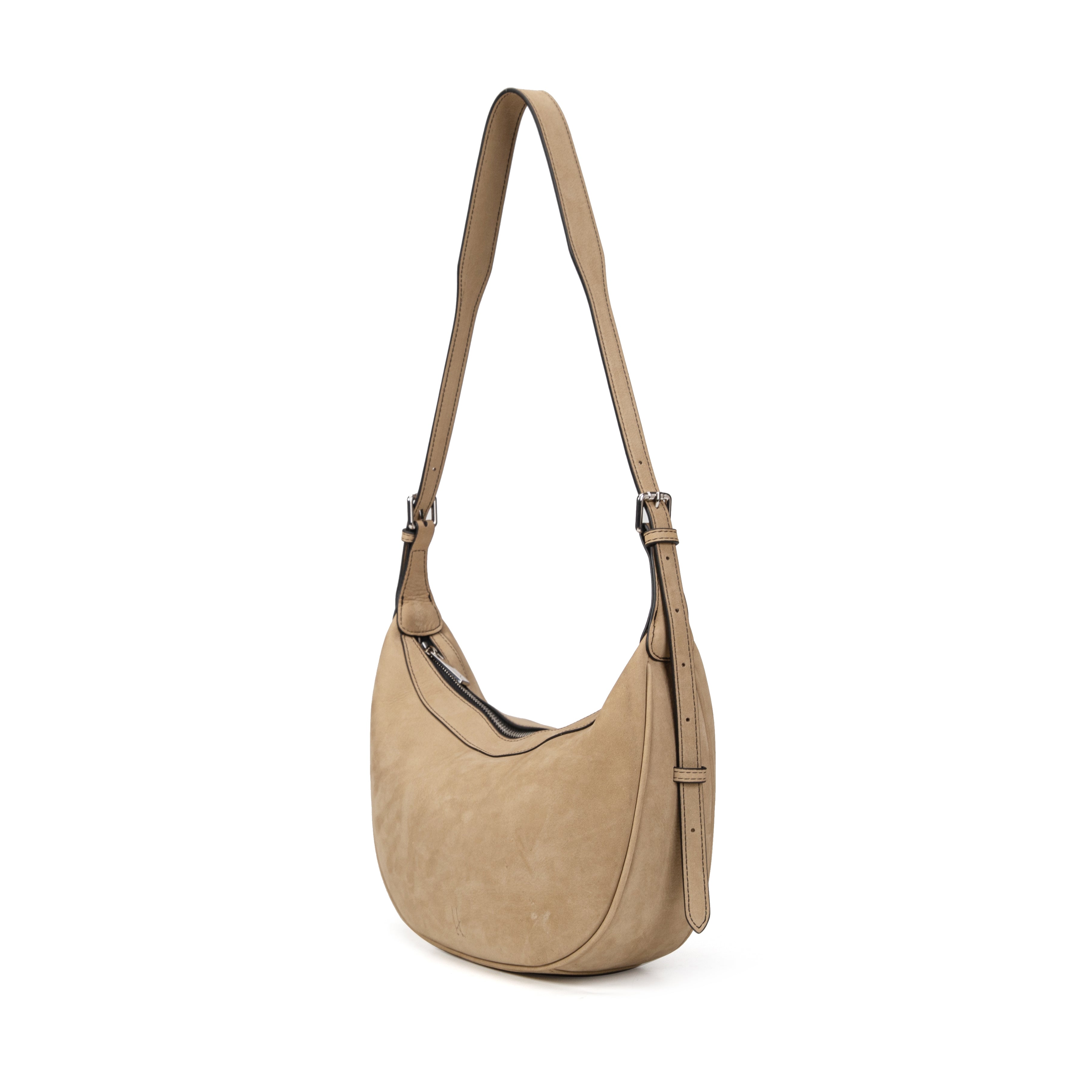 kate-lee-palma-sac-demi-lune-cuir-taupe image 2