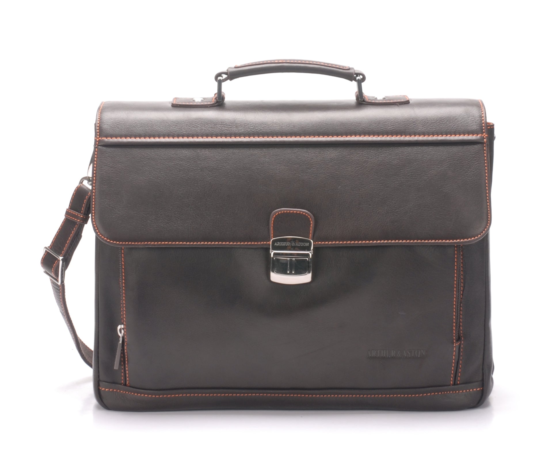 arthur-et-aston-pablo-serviette-cuir-2-soufflets-ch-taigne image 1