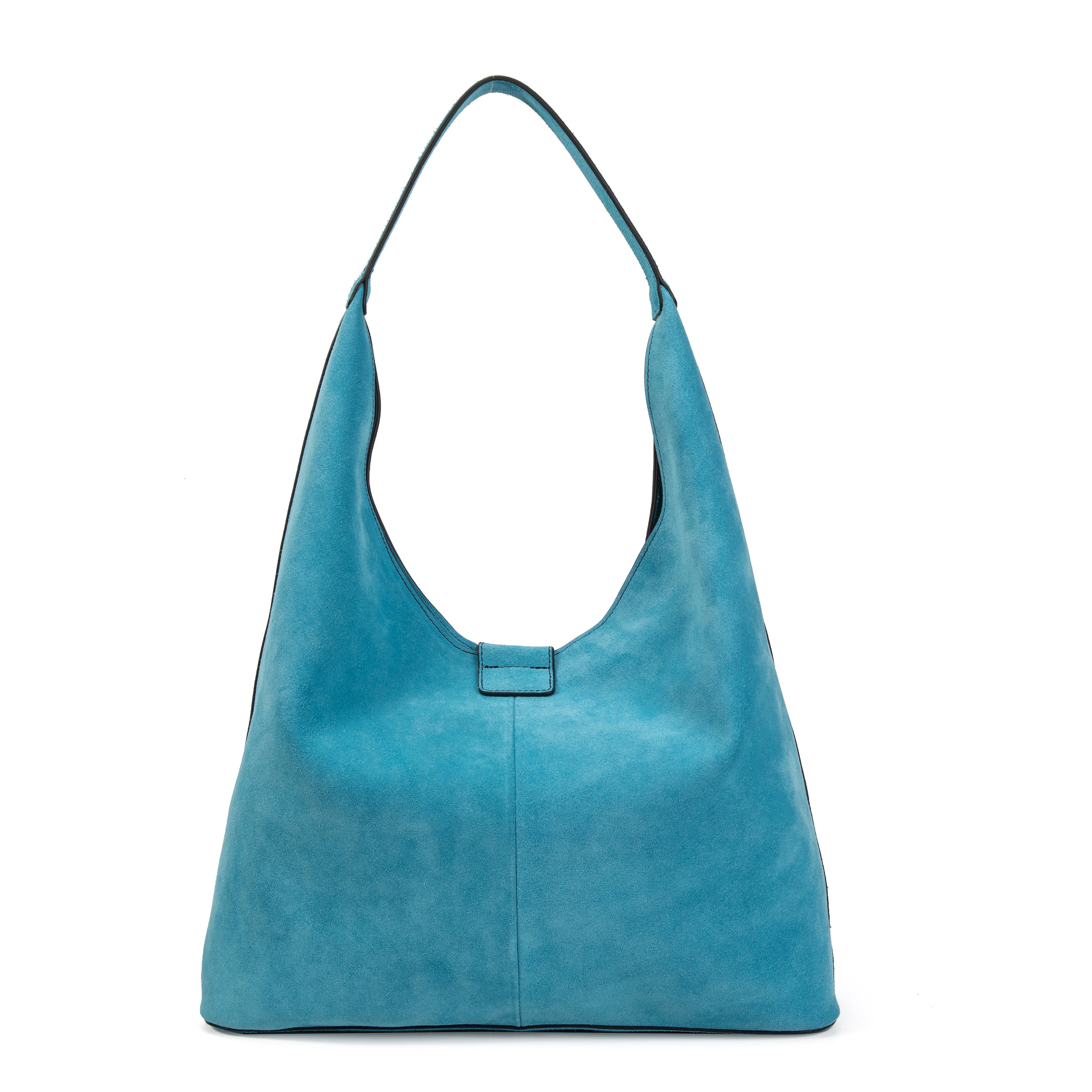 kate-lee-lune-sac-cabas-cuir-bleu-celeste-velours image 4